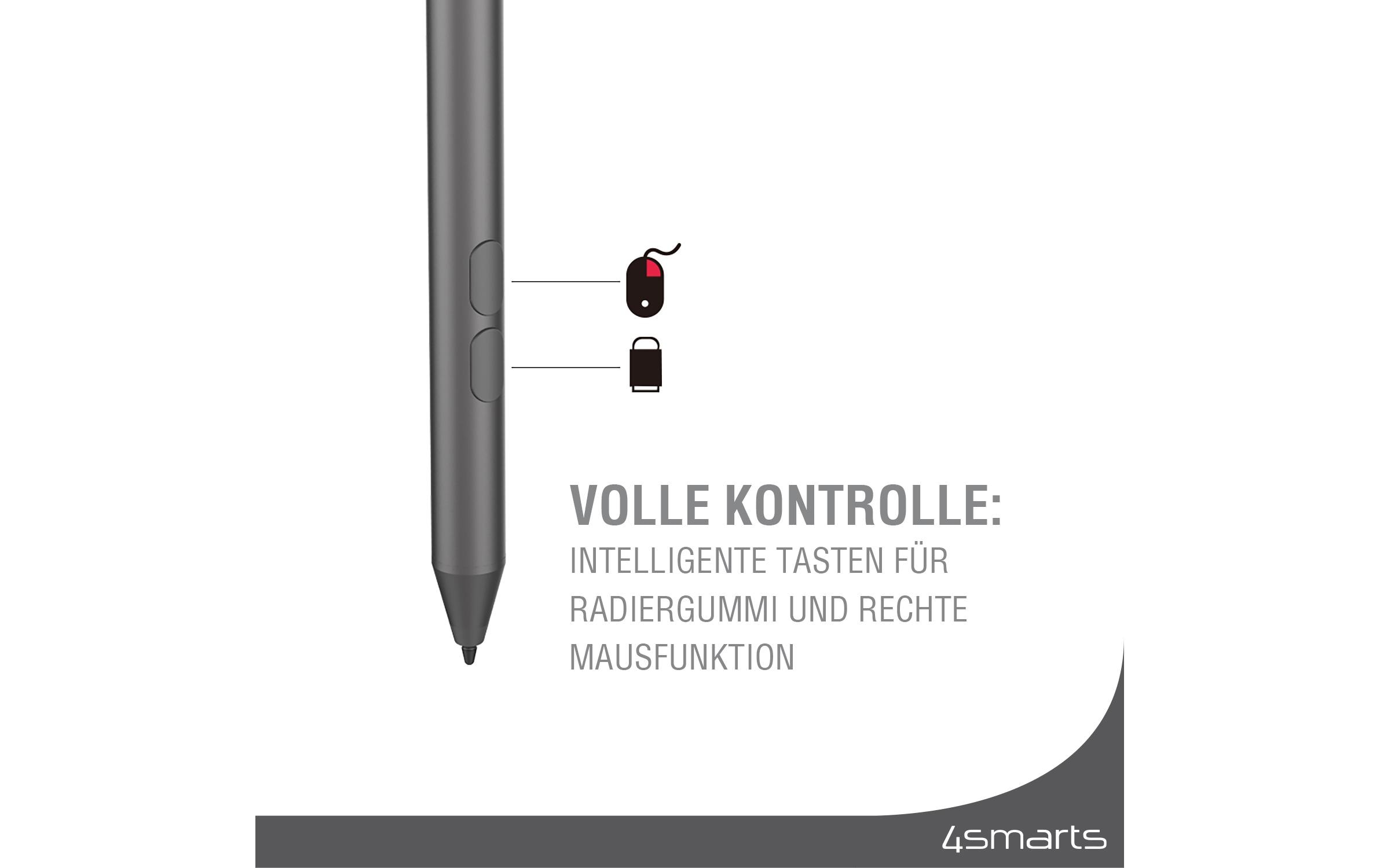 4smarts Eingabestift MPP Dunkelgrau