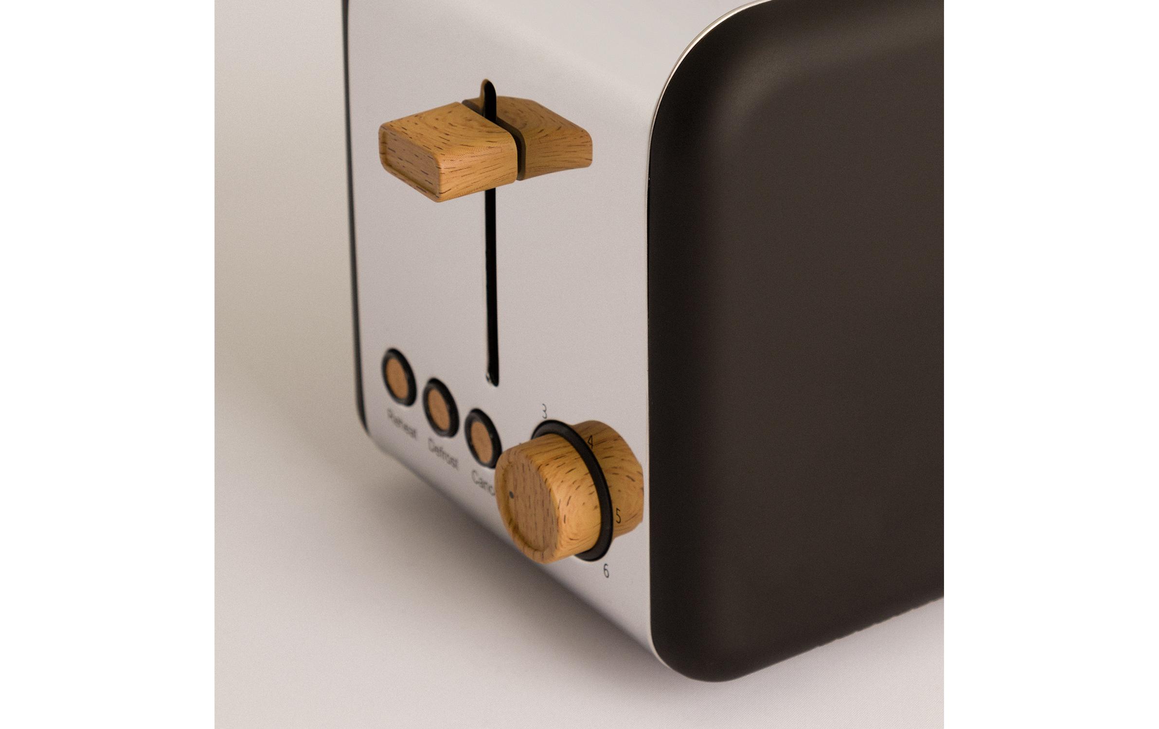 Create Toaster Retro Schwarz