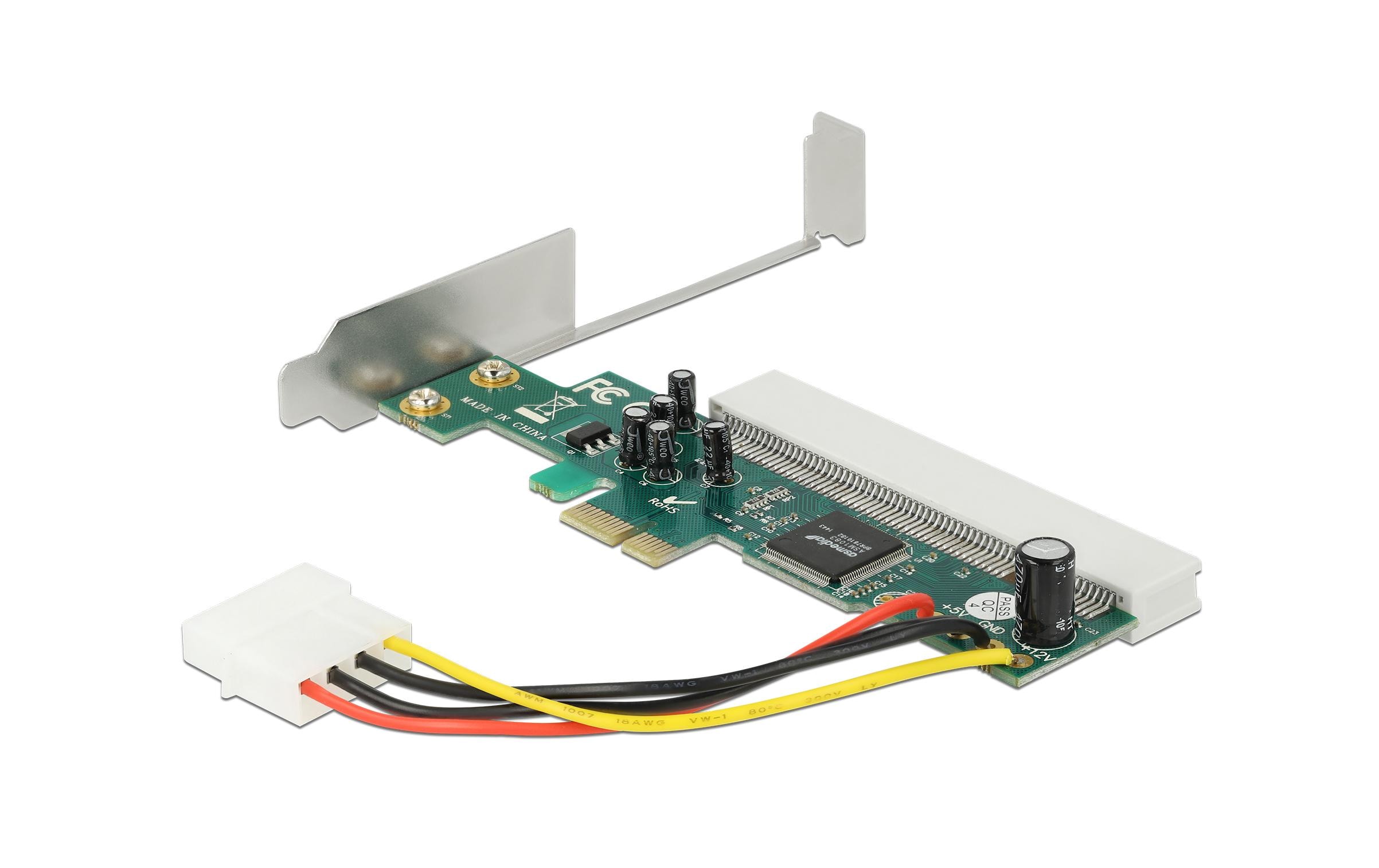 Delock PCI-E Riser Karte x1 zu 1 x PCI 32 Bit 5 V Slot