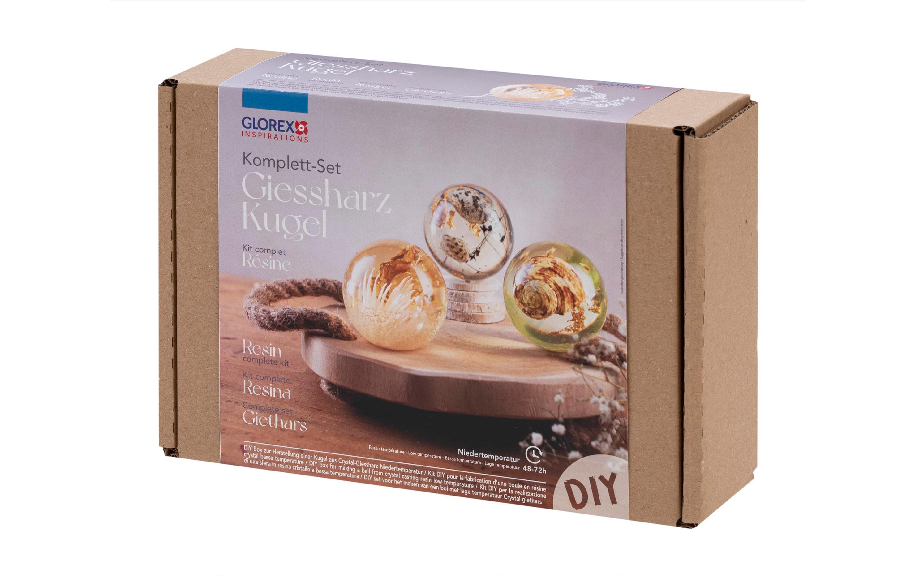 Glorex Giessharz Crystal Kugel Mehrfarbig