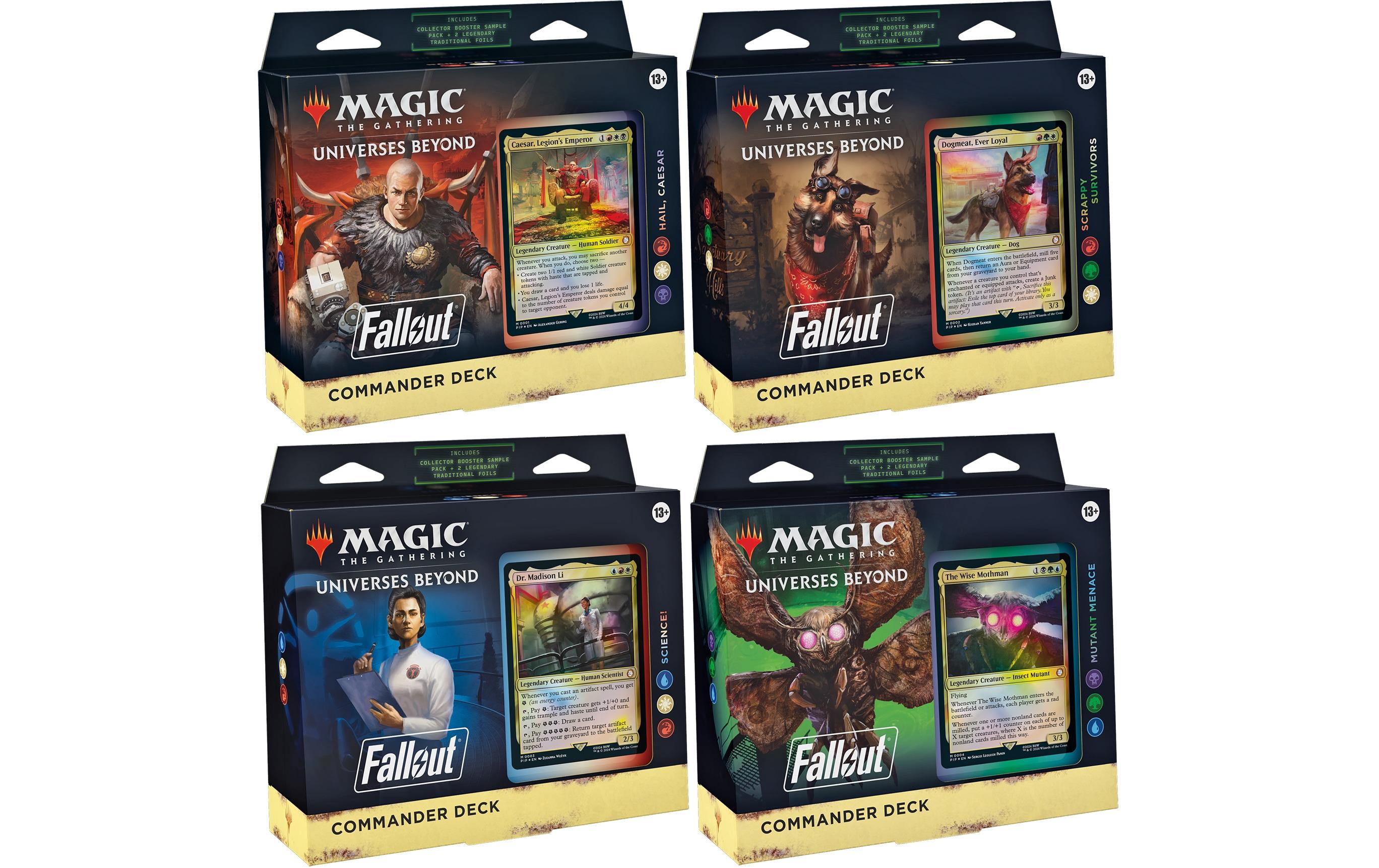 Magic: The Gathering Universes Beyond: Fallout – Commander Decks Display -EN-