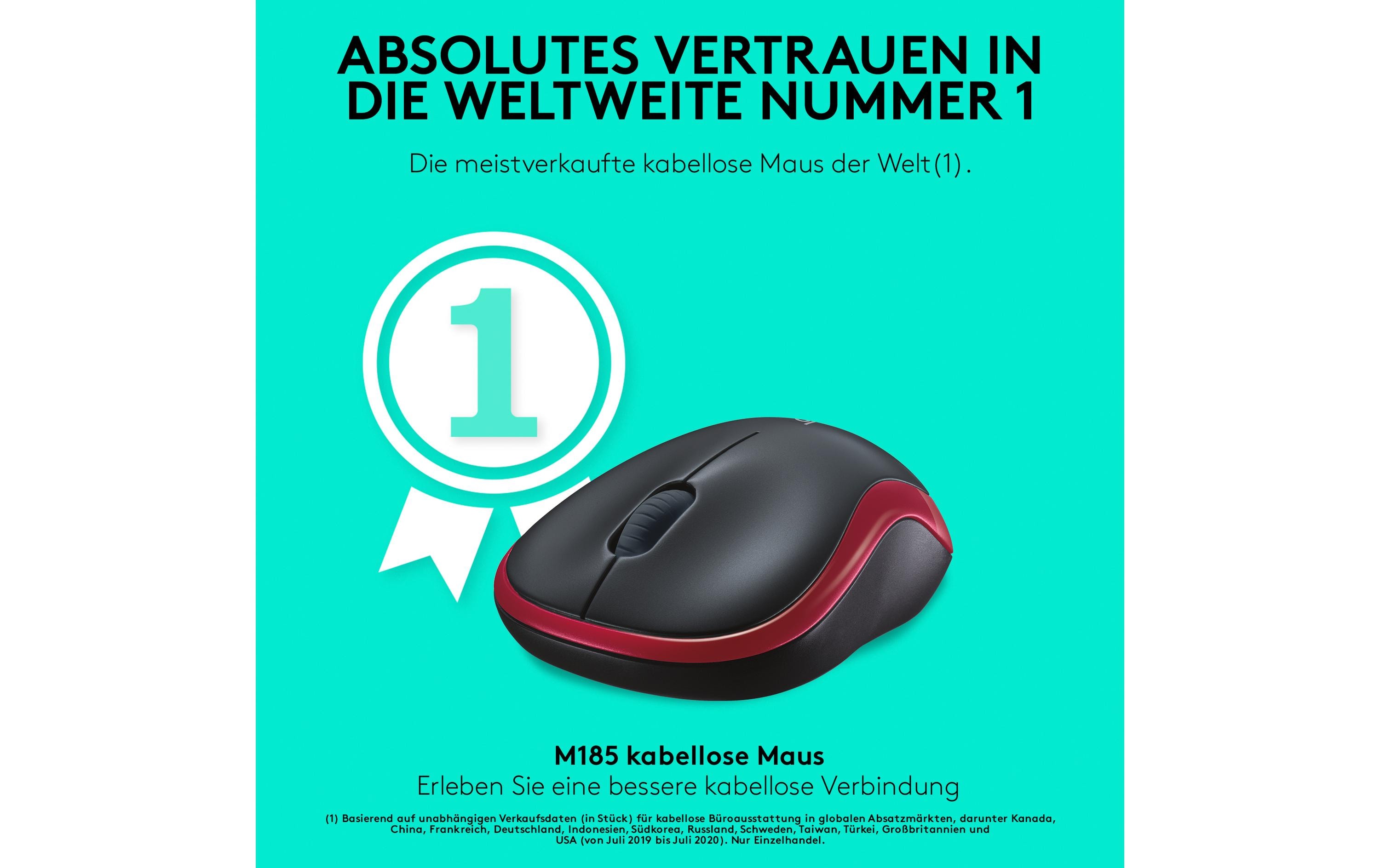 Logitech Maus M185 Wireless