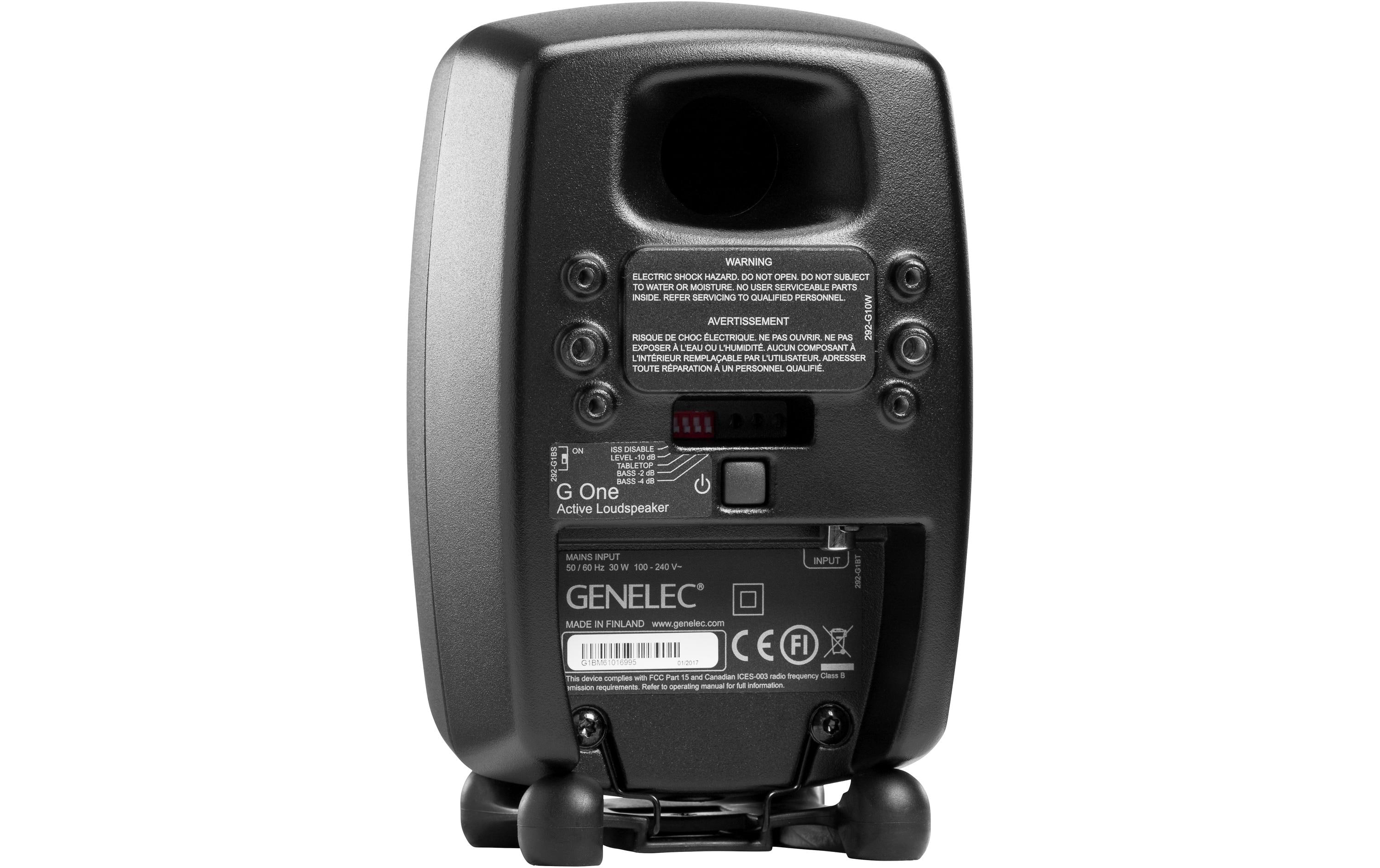 Genelec Regallautsprecher G One – 25 Watt, Schwarz