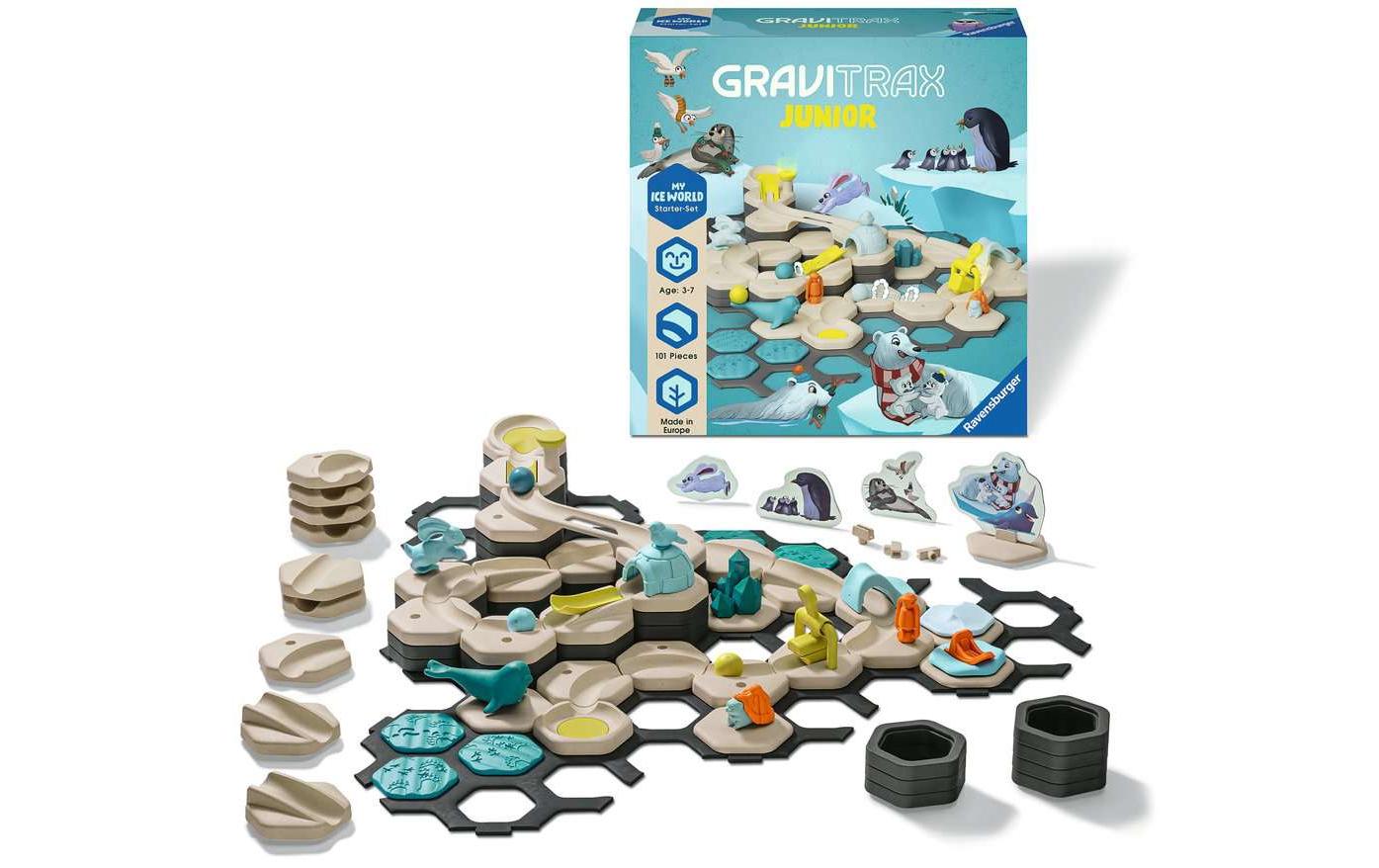 Ravensburger Kugelbahn GraviTrax Junior Starter-Set L Ice