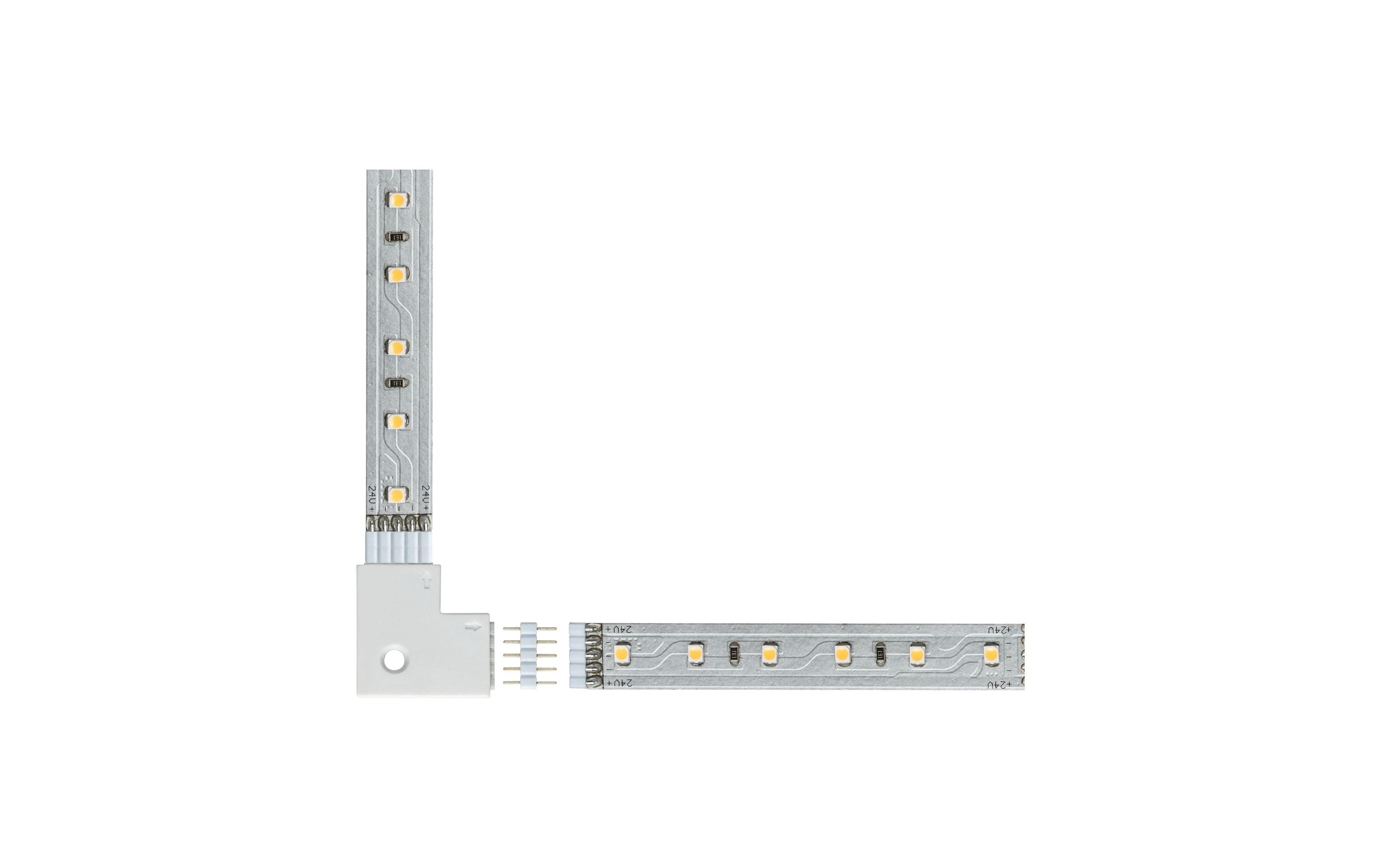 Paulmann Eckverbinder MaxLED flach, 4 Stück