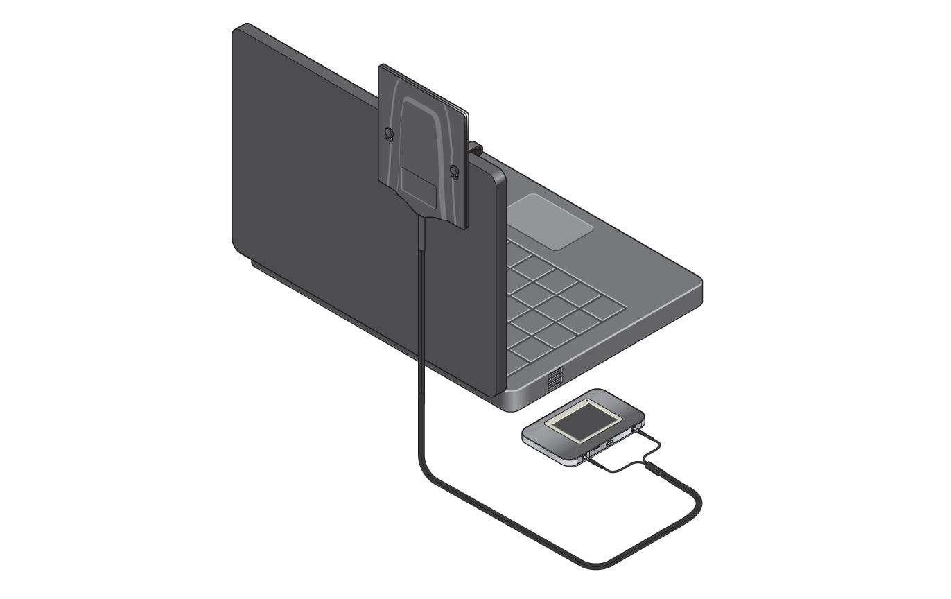 Netgear LTE-Antenne Omnidirektional MIMO SMA/TS-9 2.5 dBi Rundstrahl