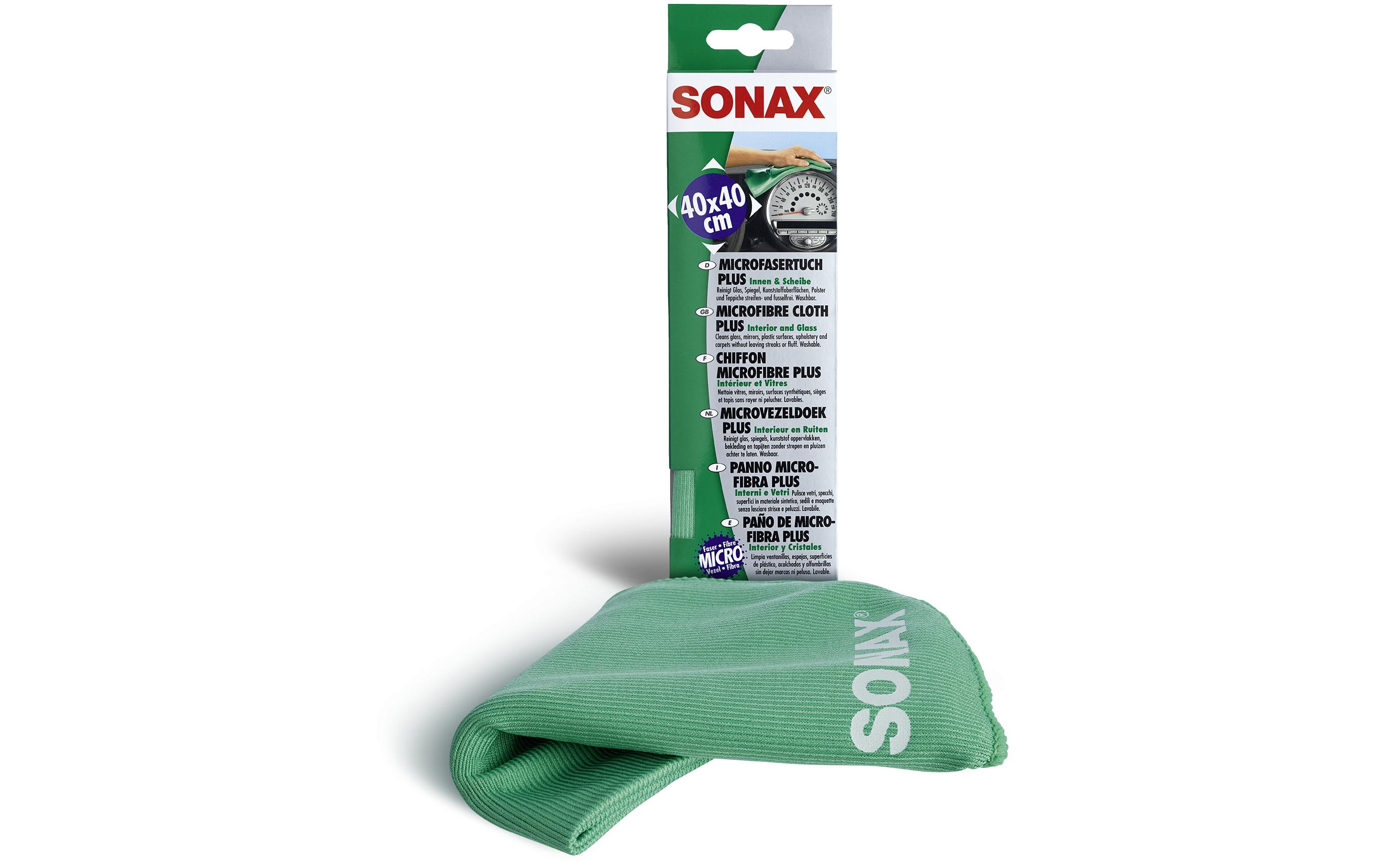 Sonax Mikrofasertuch PLUS 40x40 cm, 1 Stück