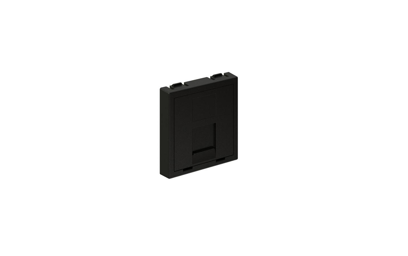 max connect Keystone-Modul 45 x 45 mm für 1x RJ-45, Anthrazit