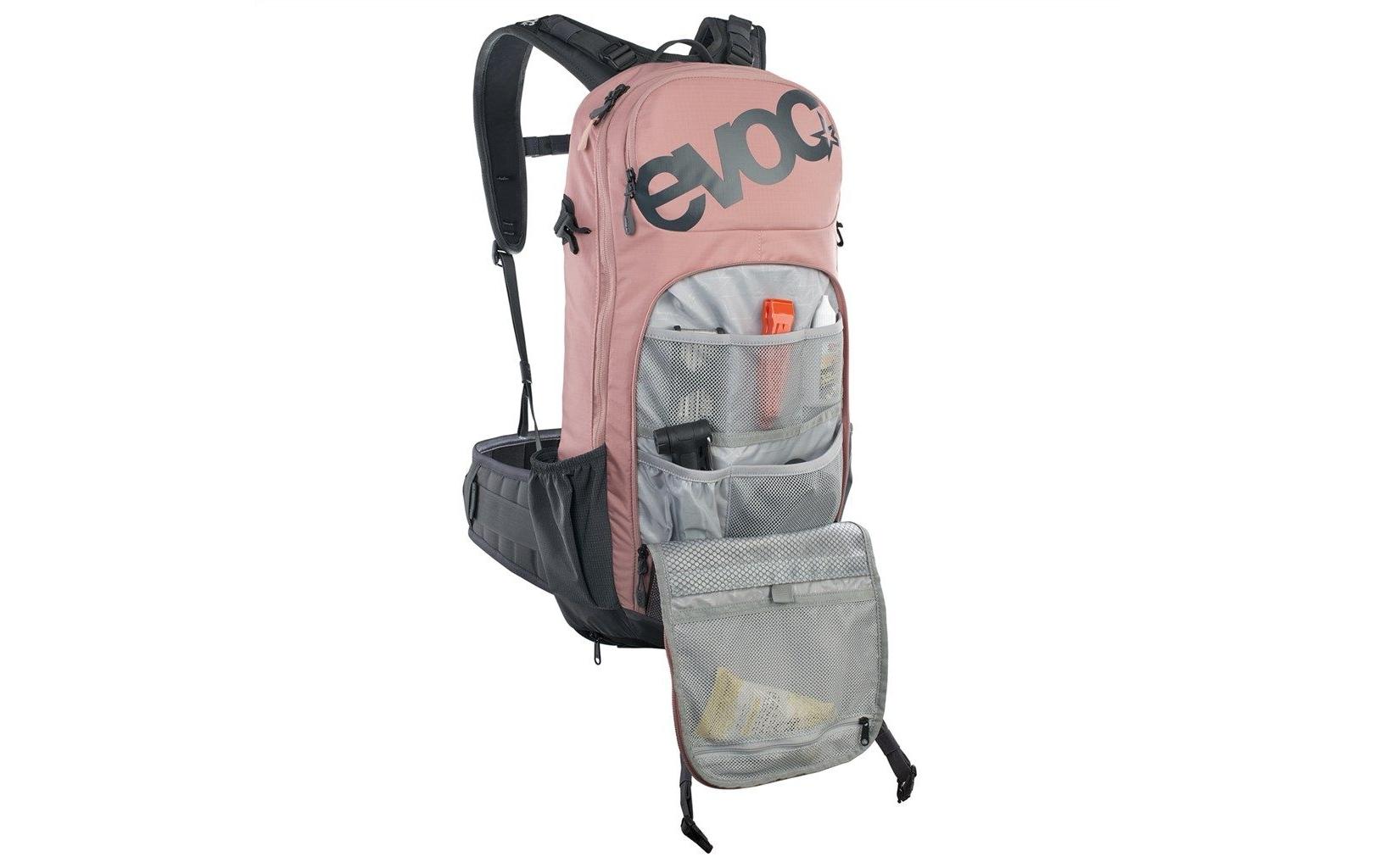 evoc Rucksack FR Enduro 16 l, Dusty Pink / Carbon Grey