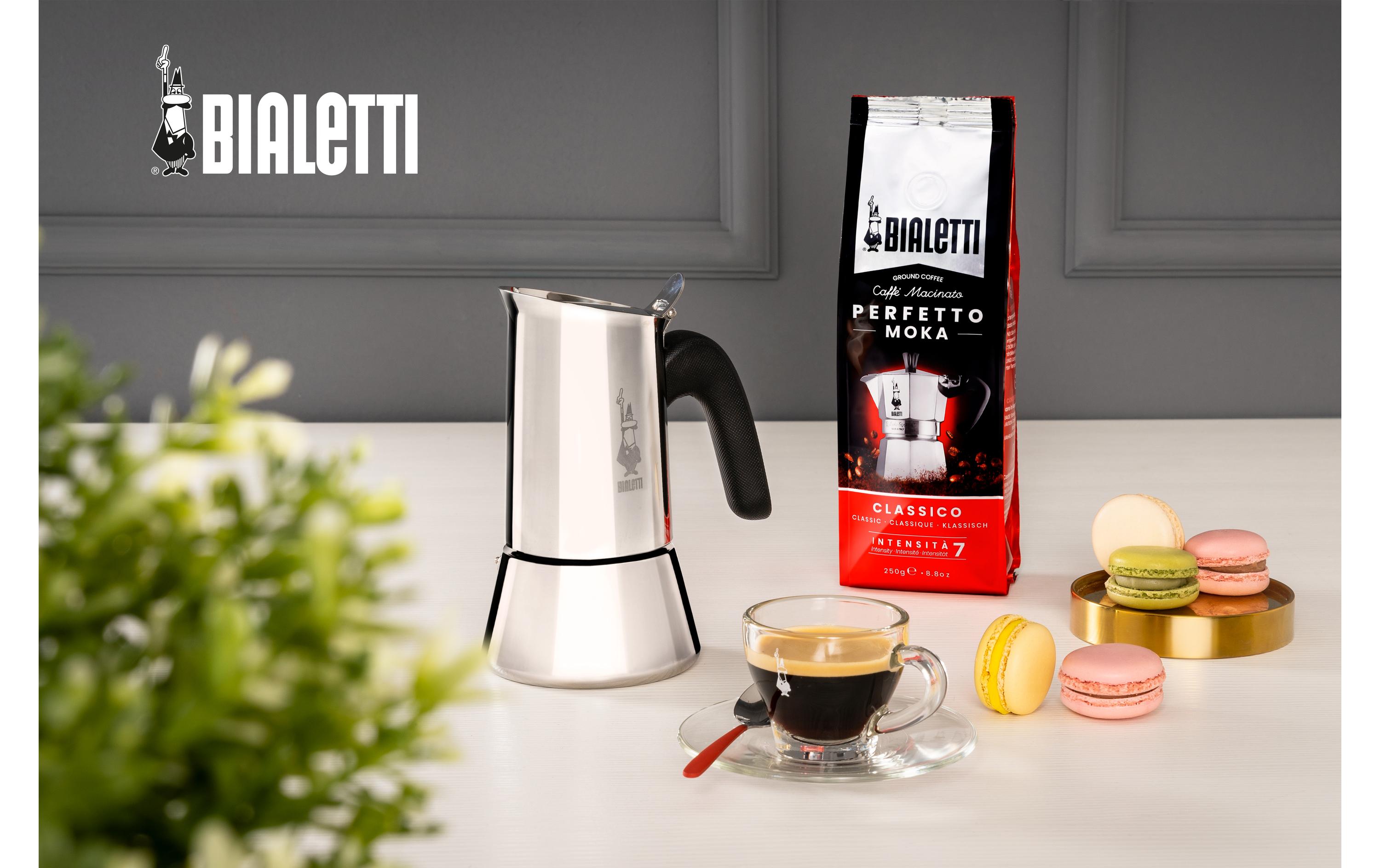 Bialetti Espressokocher Venus 10 Tassen, Silber