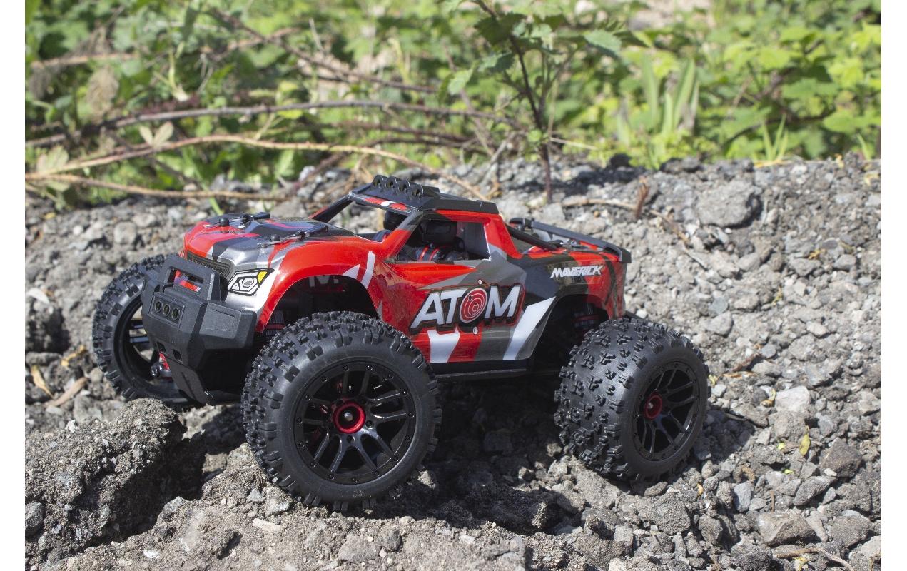 Maverick Monster Truck Atom 4WD Rot, RTR, 1:18