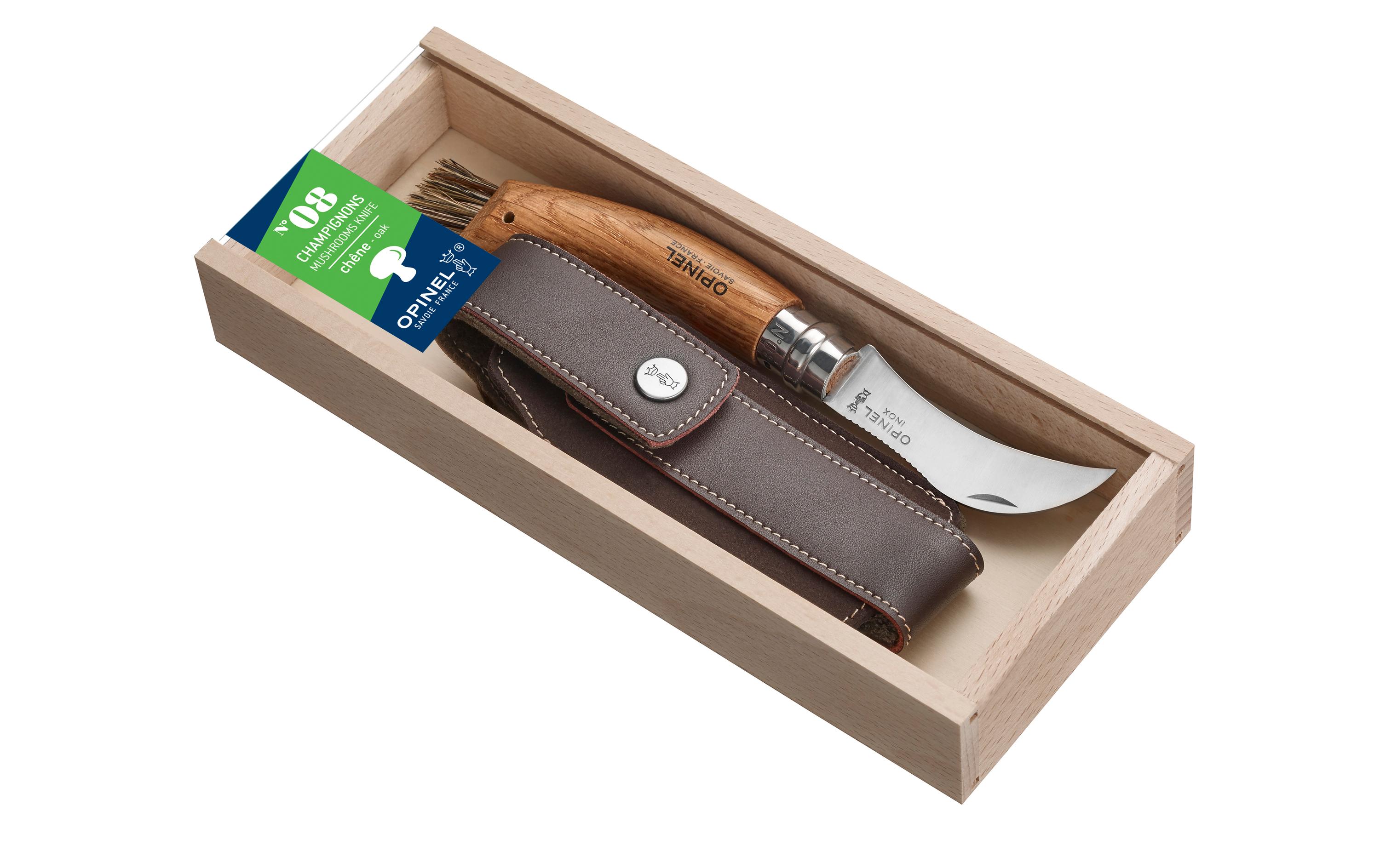 opinel Geschenkbox N°8 Pilzmesser Oakwood