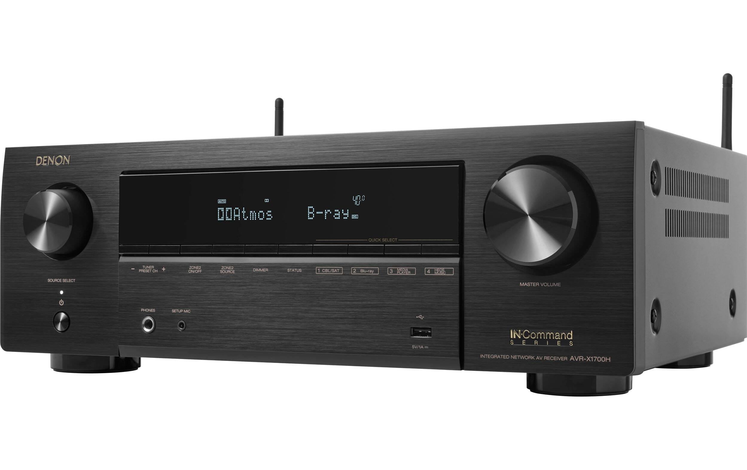 Denon AV-Receiver AVR-X1700H Schwarz