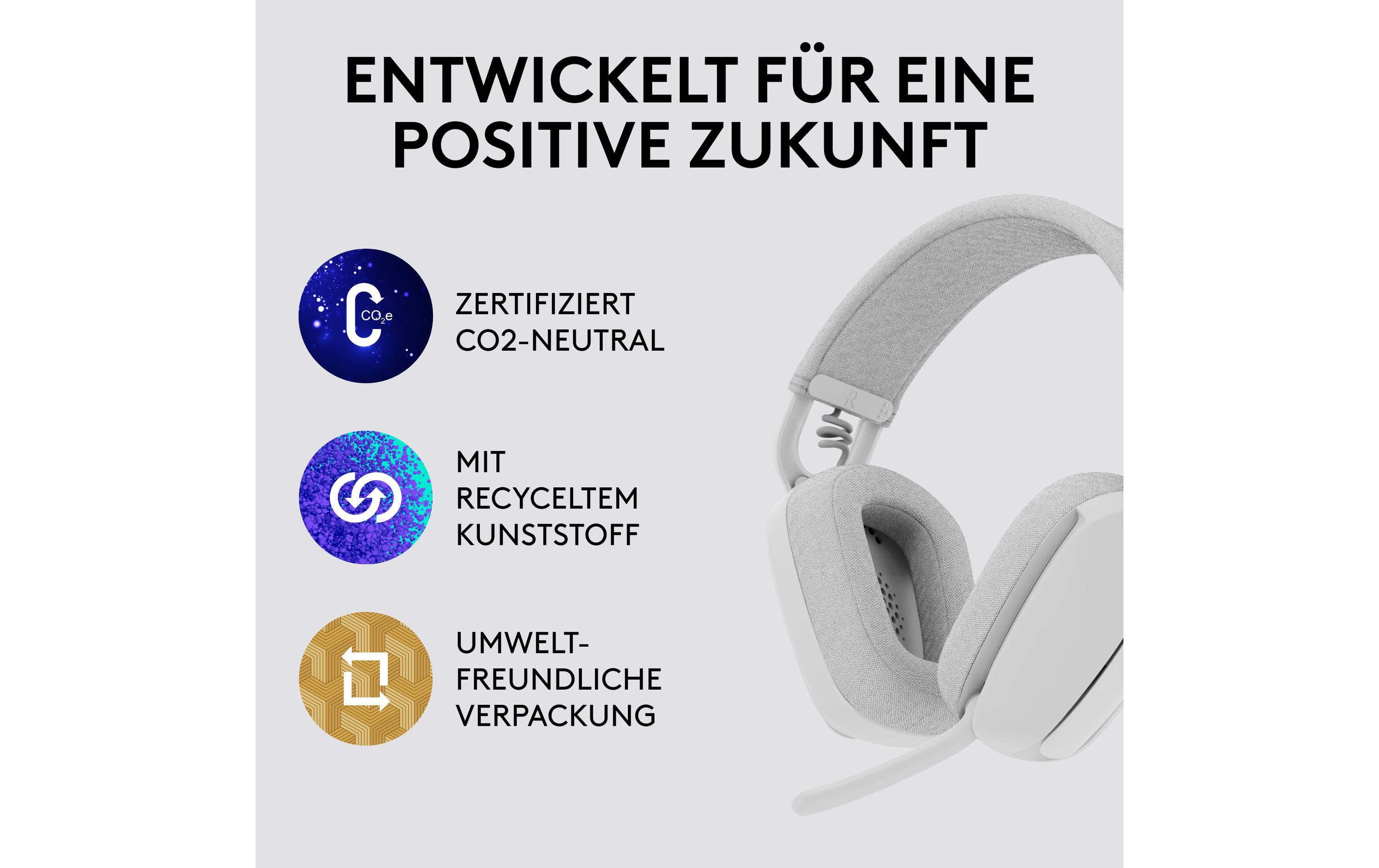 Logitech Headset Zone Vibe 100 Weiss