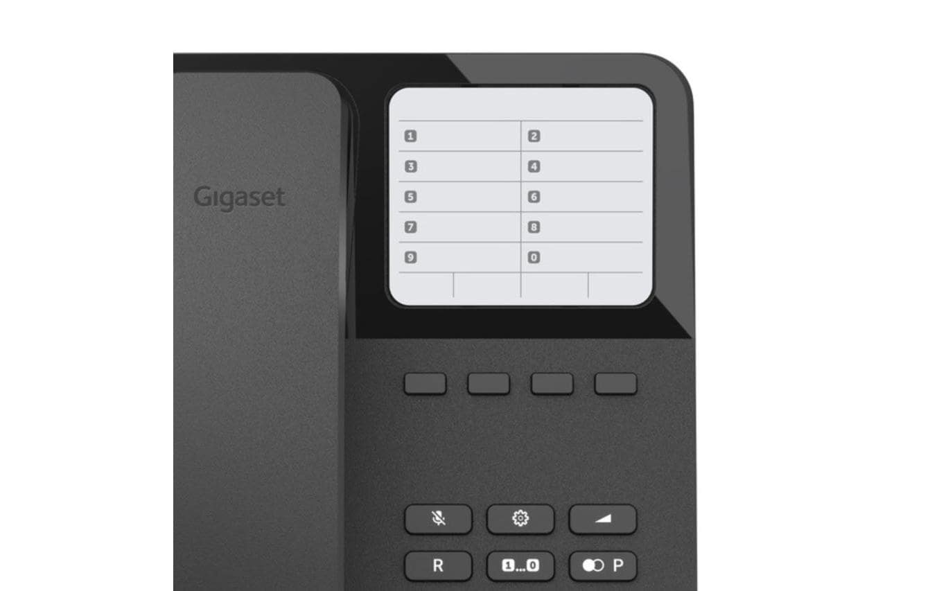 Gigaset Tischtelefon Desk 400 Schwarz