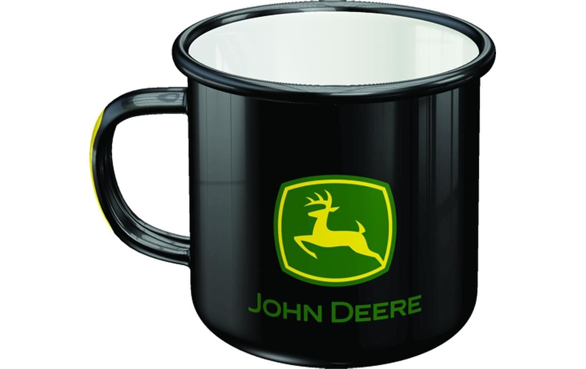 Nostalgic Art Universaltasse John Deere 360 ml, 1 Stück, Schwarz