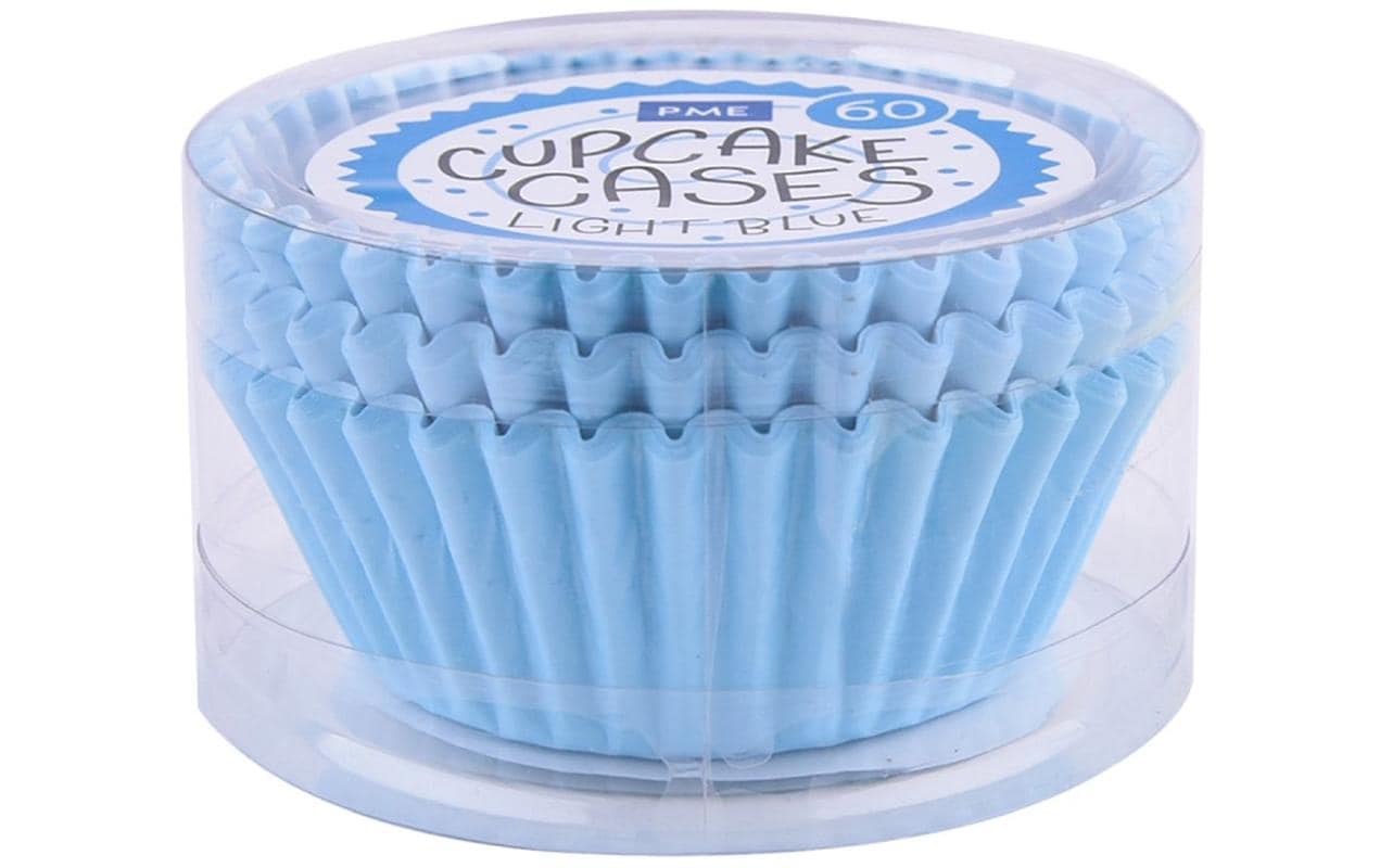 PME Cupcake Backform Hellblau, 60 Stück