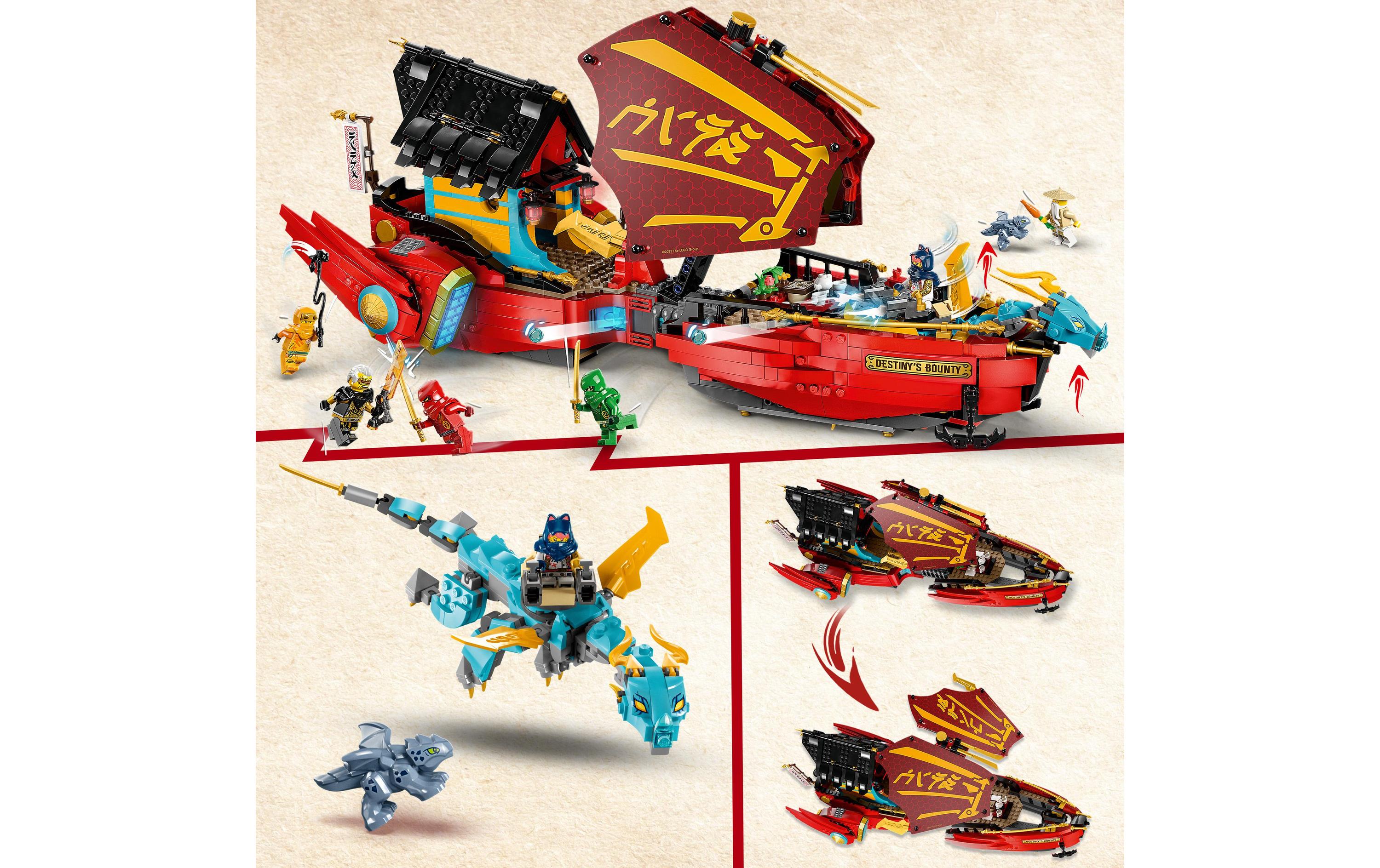 LEGO® Ninjago Ninja-Flugsegler im Wettlauf mit der Zeit 71797