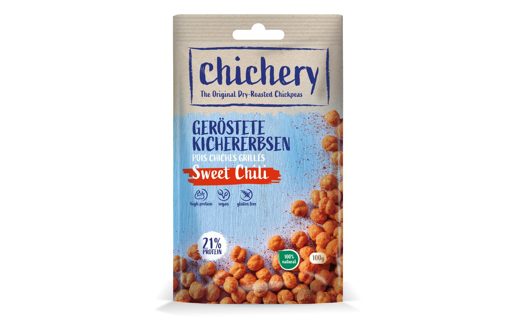 Chichery Geröstete Kichererbsen Sweet Chili 100 g