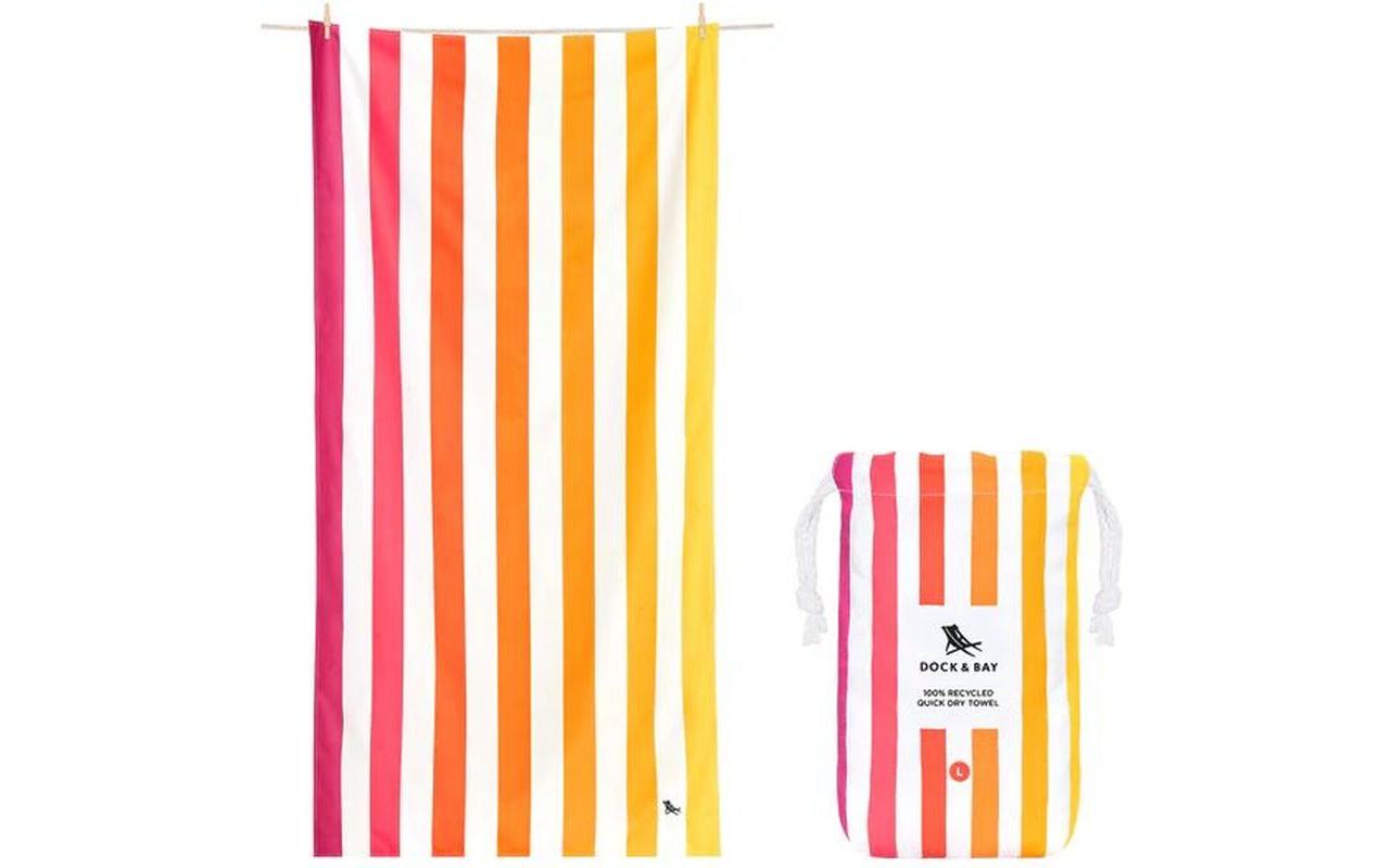 Dock & Bay Strandtuch Cabana L, Peach Sunrise