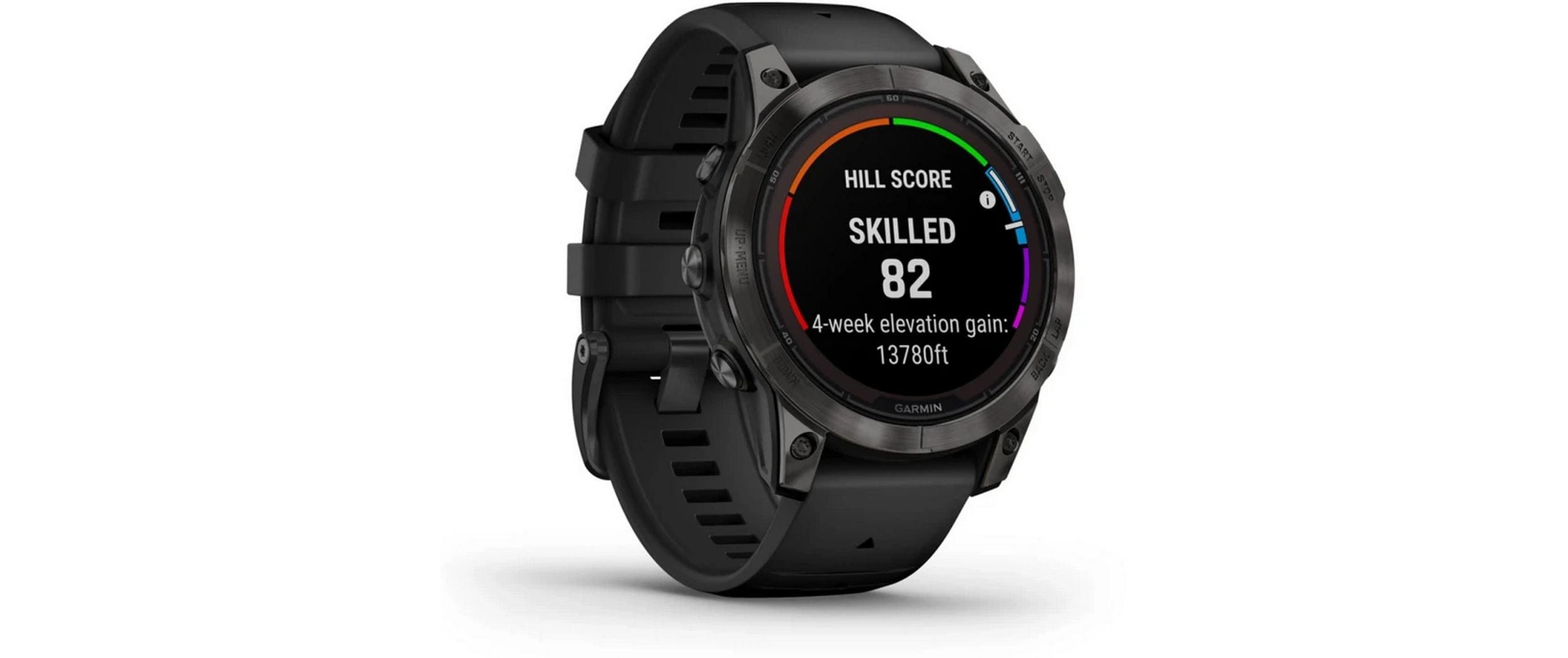 GARMIN Sportuhr Fenix 7 Pro Sapphire Solar Edition Anthrazit