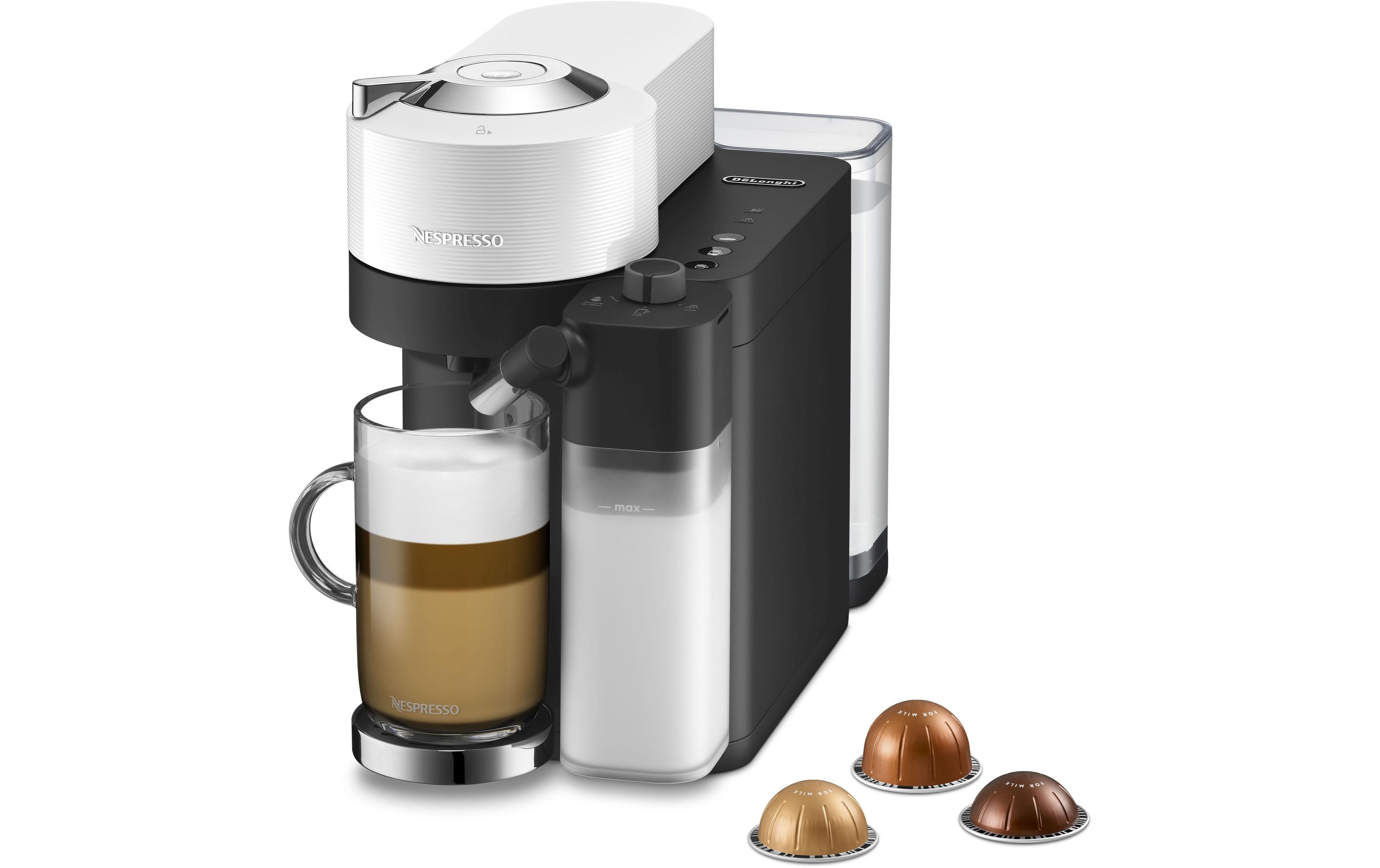 De'Longhi Kaffeemaschine Nespresso Vertuo Lattissima ENV300.W Weiss