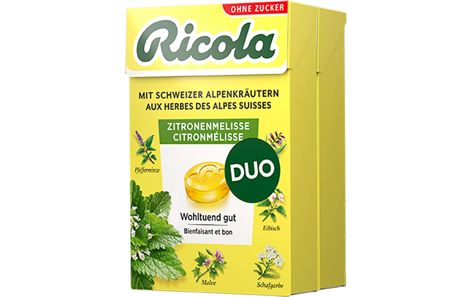 Ricola Bonbons Zitronenmelisse 2 x 50 g