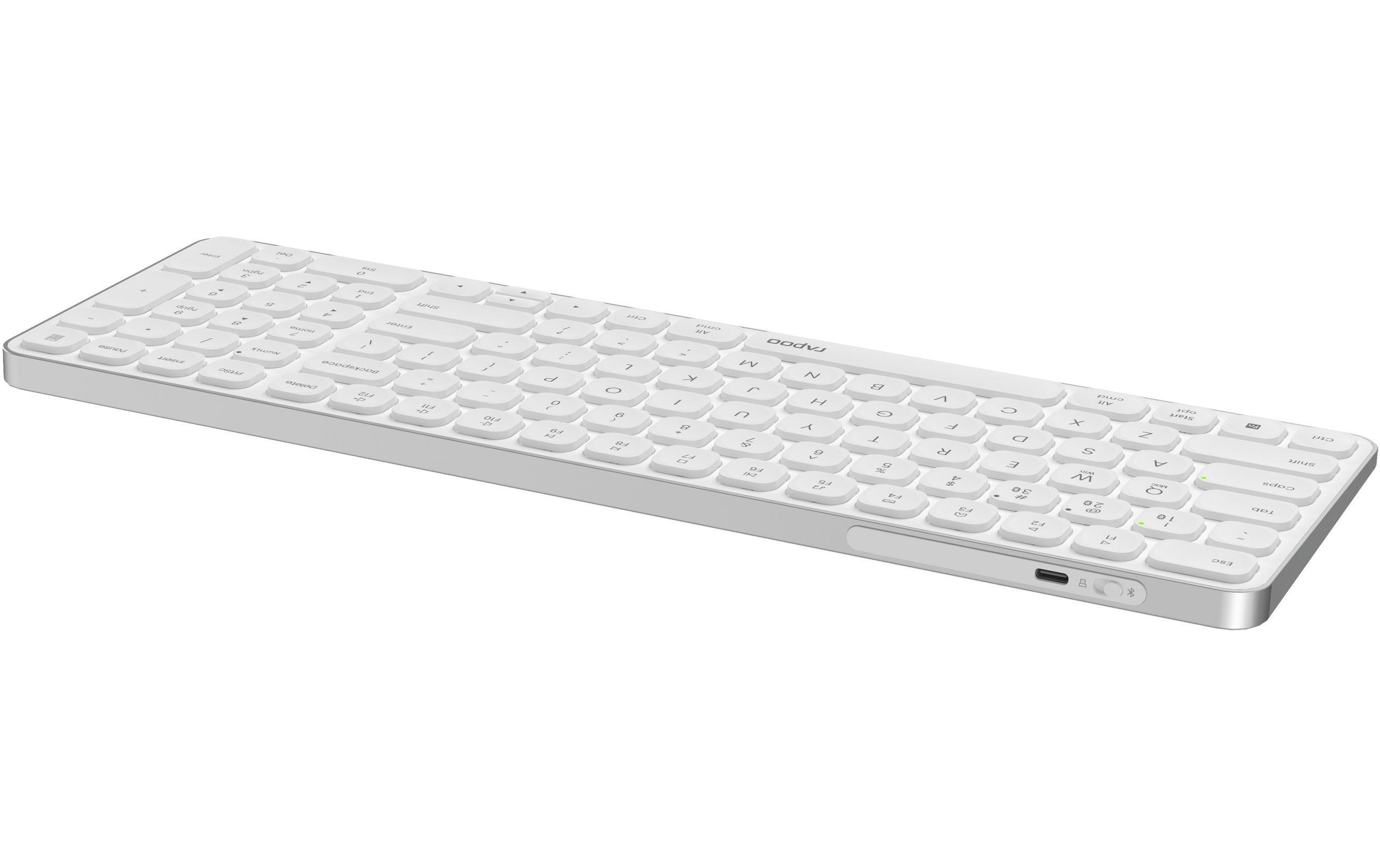 Rapoo Funk-Tastatur E9710 Weiss