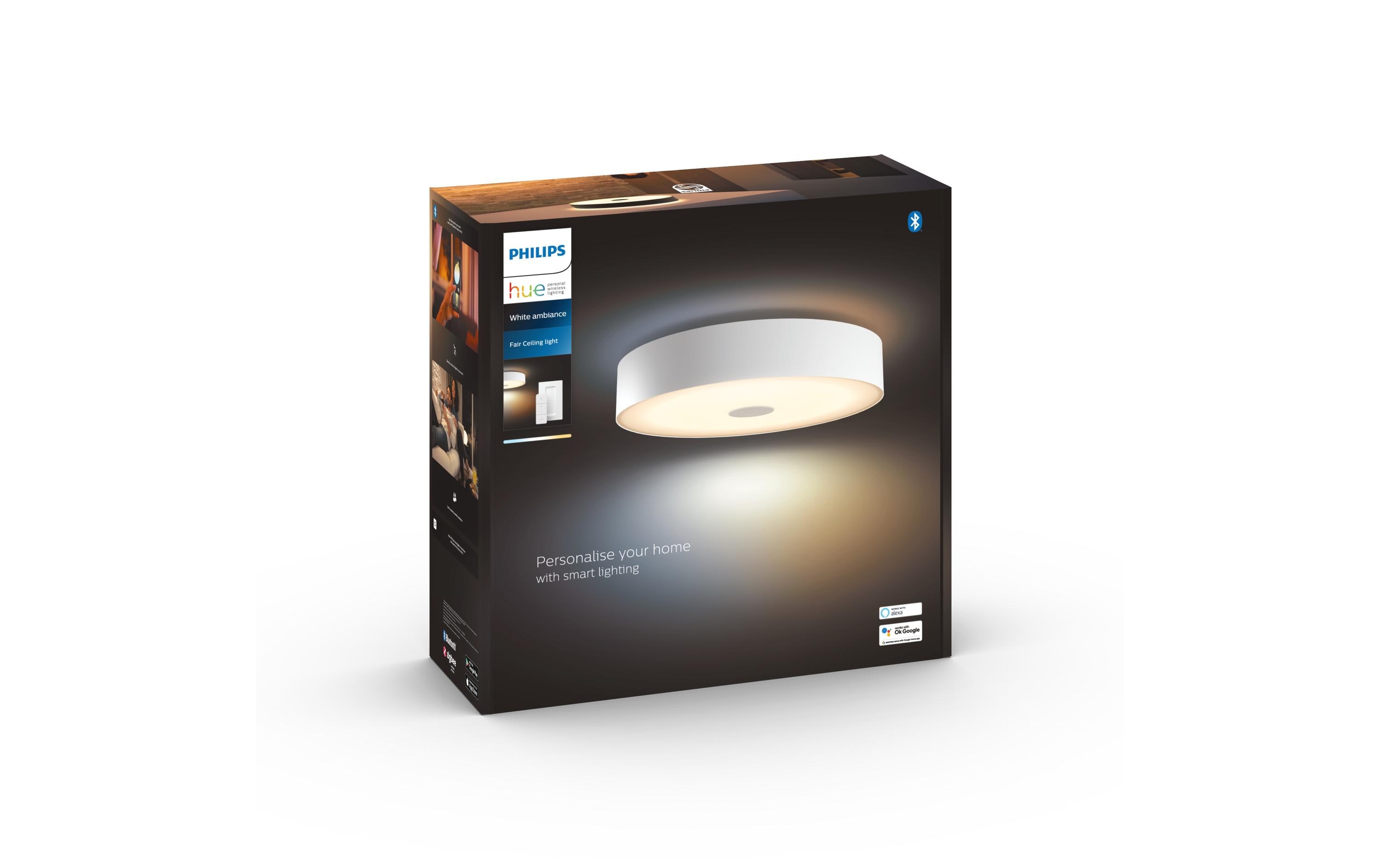 Philips Hue White Amb. Fair Deckenleuchte weiss 2750 lm + Dimmschalter