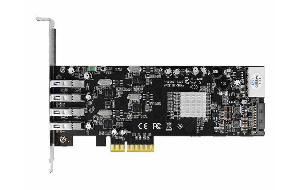 Delock PCI-Express-Karte USB 3.0 Typ-A - 4x Quad Channel