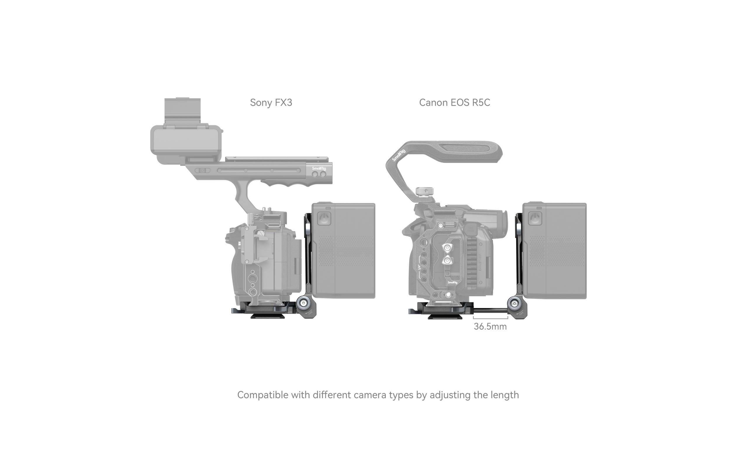 Smallrig V-Mount-Akkuplatte Compact Mounting System