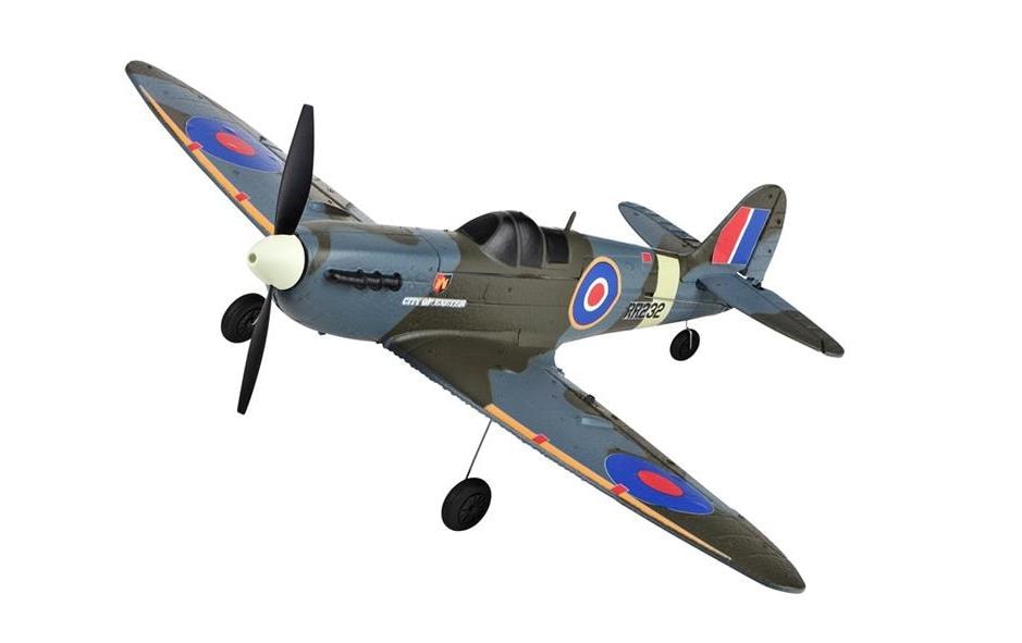 TOP-RC Warbird Mini Spitfire 450 mm, Braun, RTF