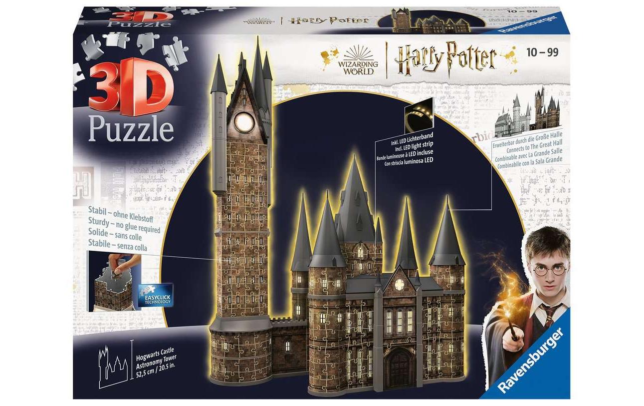 Ravensburger 3D Puzzle Hogwarts Schloss – Astronomieturm Night Edition