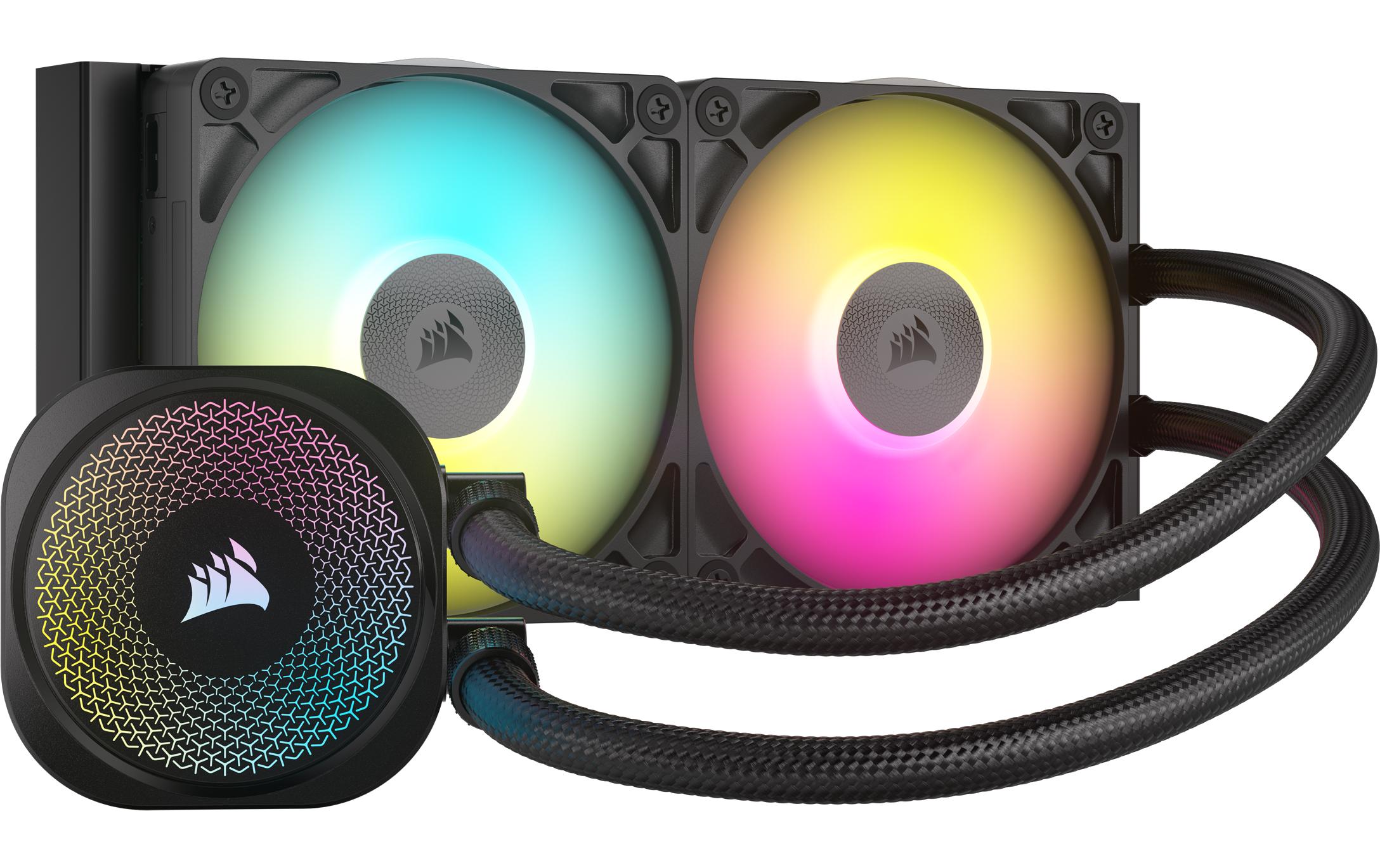 Corsair Wasserkühlung ICUE Link Titan 240 RX RGB Weiss