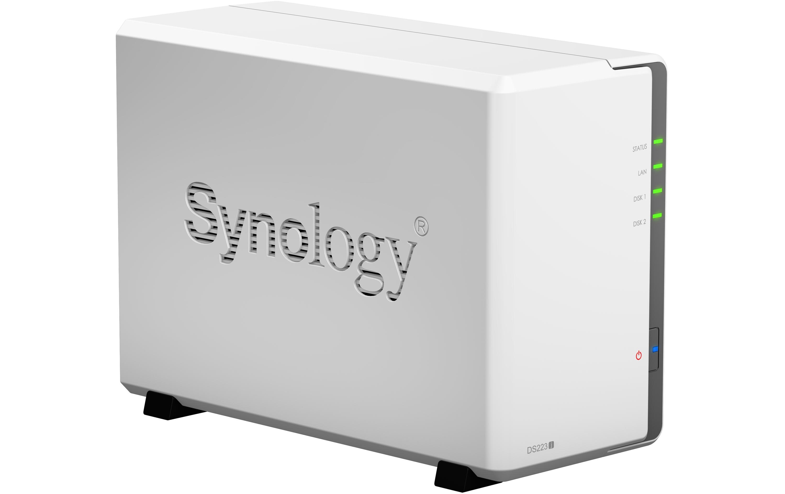 Synology NAS DS223j 2-bay WD Red Plus 20 TB