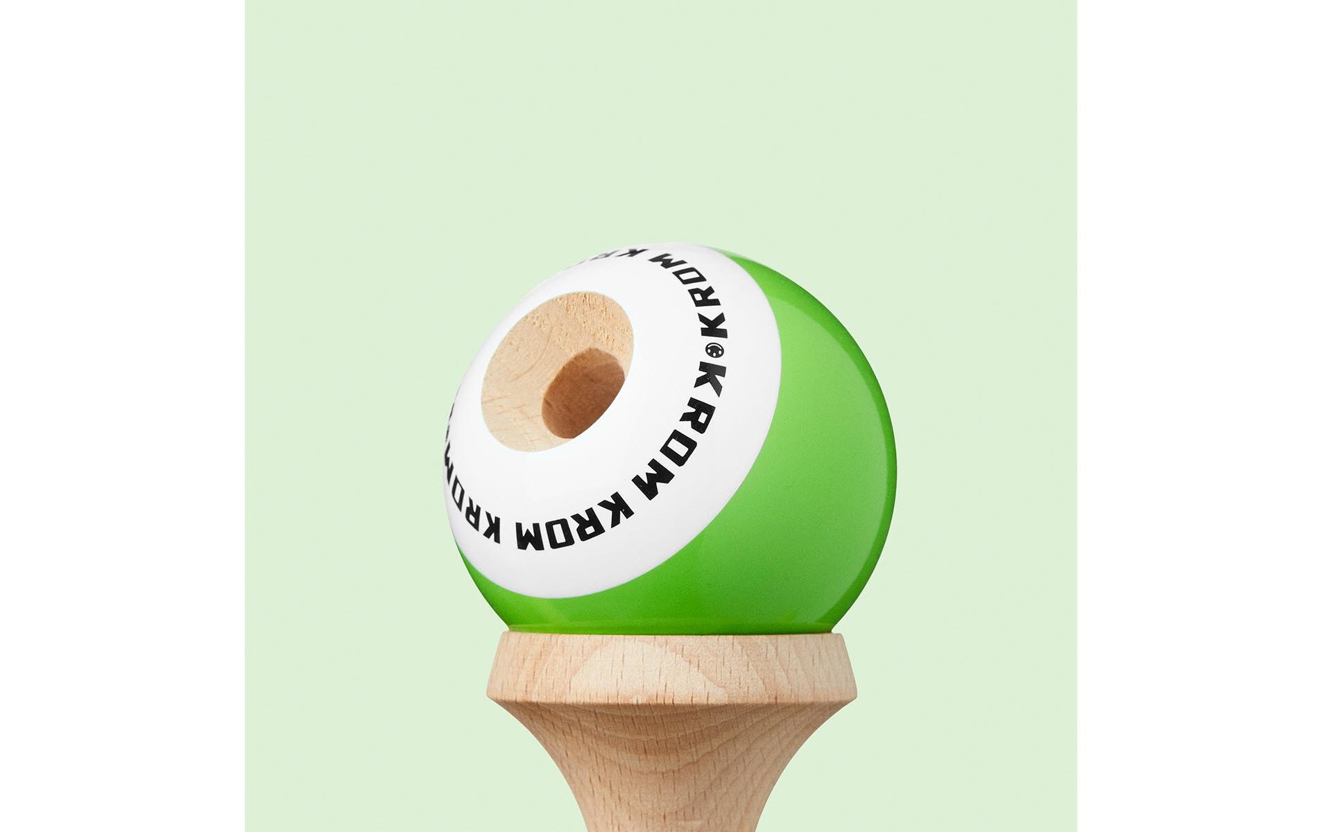 KROM KENDAMA Kendama Krom Pop LOL Lime Green