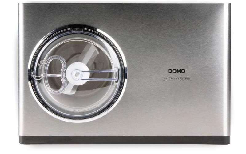 Domo Glacemaschine DO9252I 1.5 l, Edelstahl/Schwarz