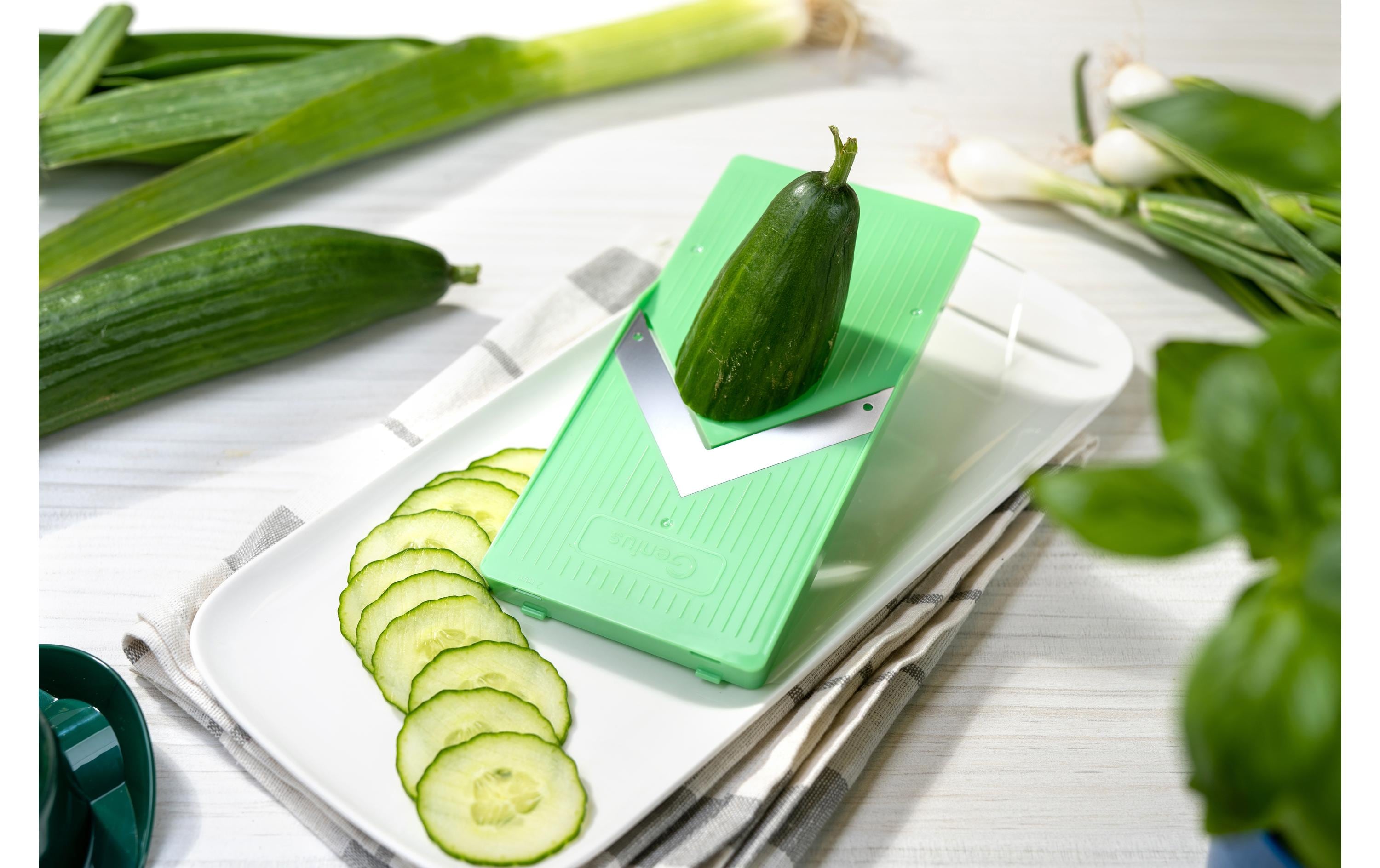 Genius Gemüseschneider Genius Nicer Dicer Exklusive 15-teilig, Grün