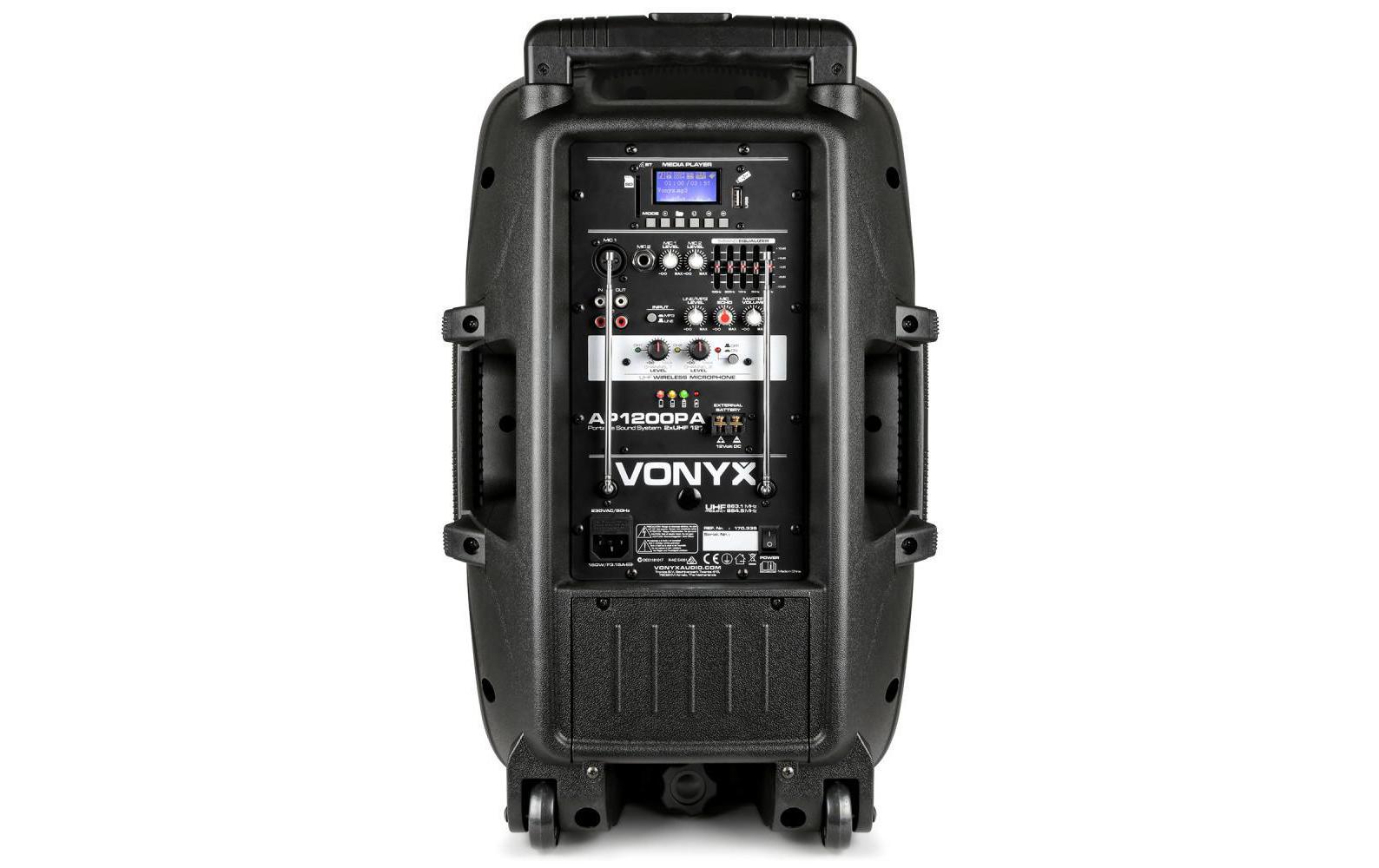 Vonyx PA-System AP1200PA Hand- & Headmics