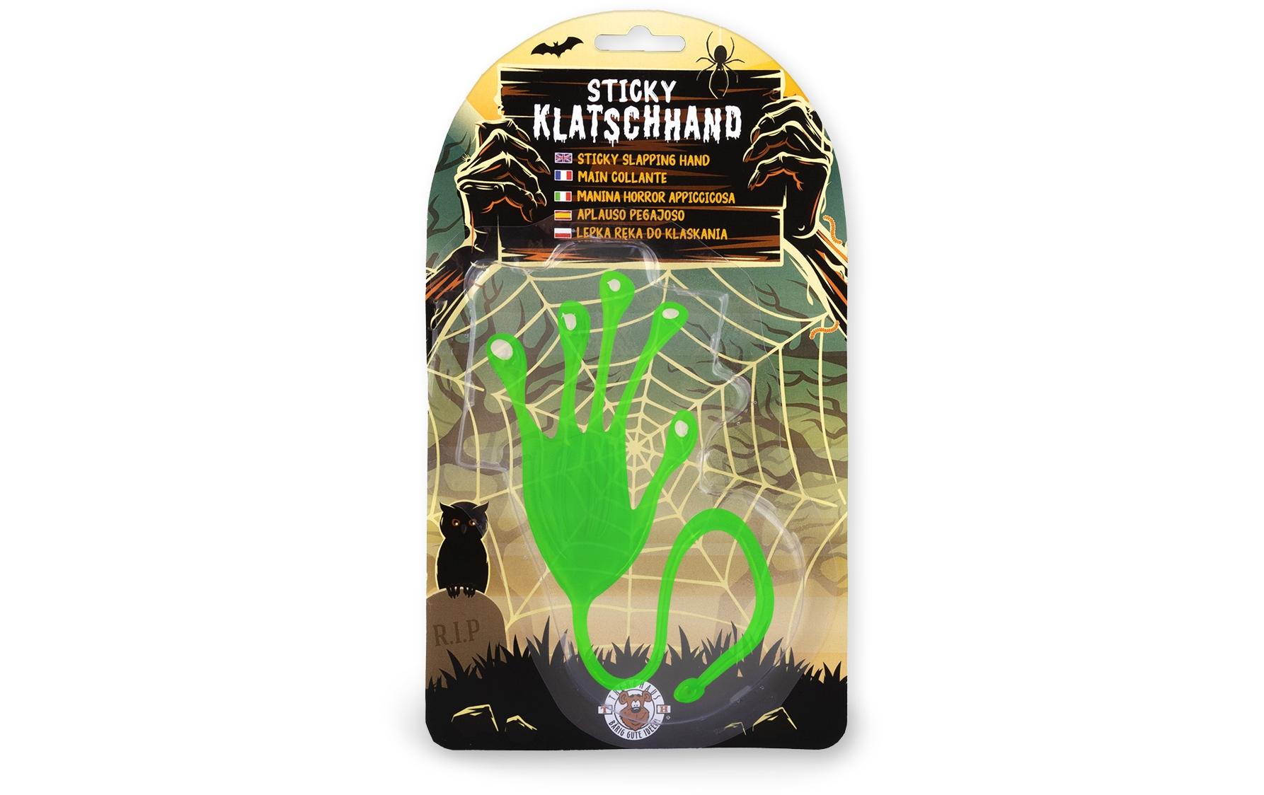 Amscan Halloweenfigur Klatschhand Sticky 1 Stück, assortiert