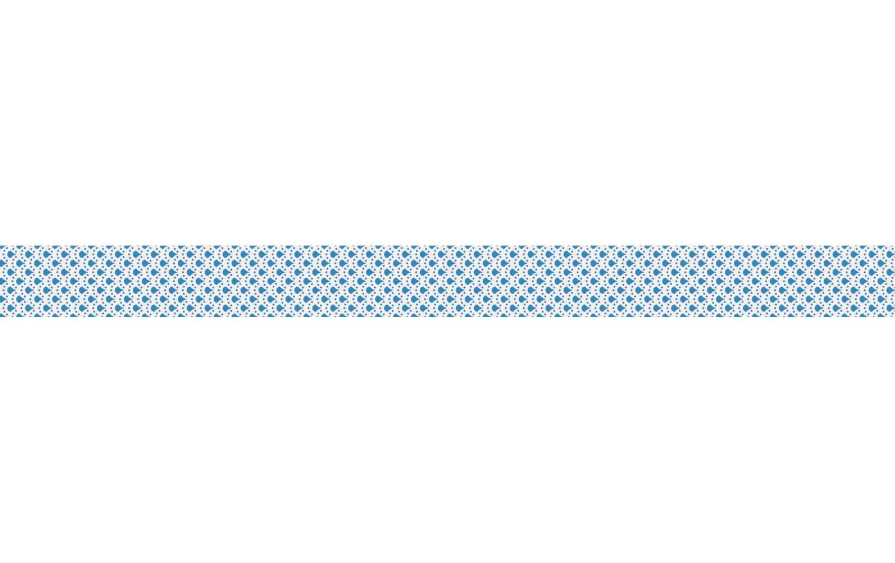 Heyda Washi Tape Blumen mini Blau