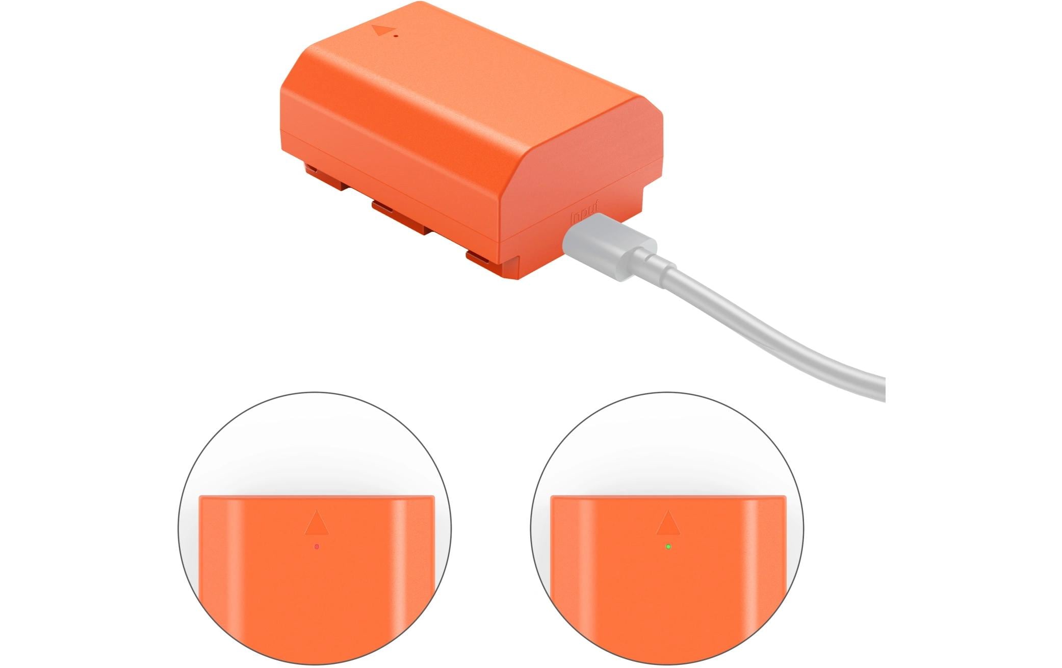 Smallrig Digitalkamera-Akku NP-FZ100 USB-C Orange