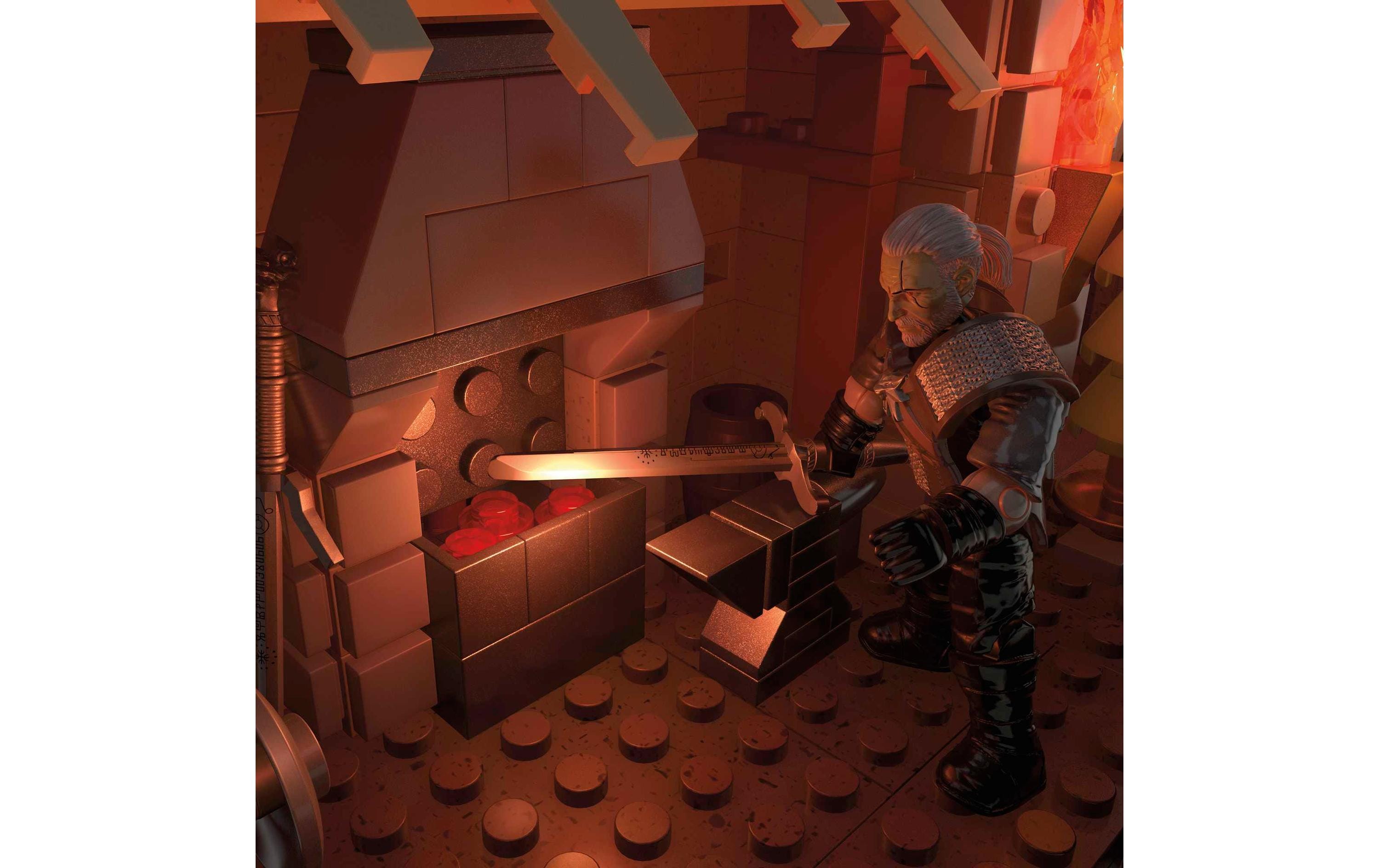 Mega Construx Bausteinmodell The Witcher Geralts Greifjagd