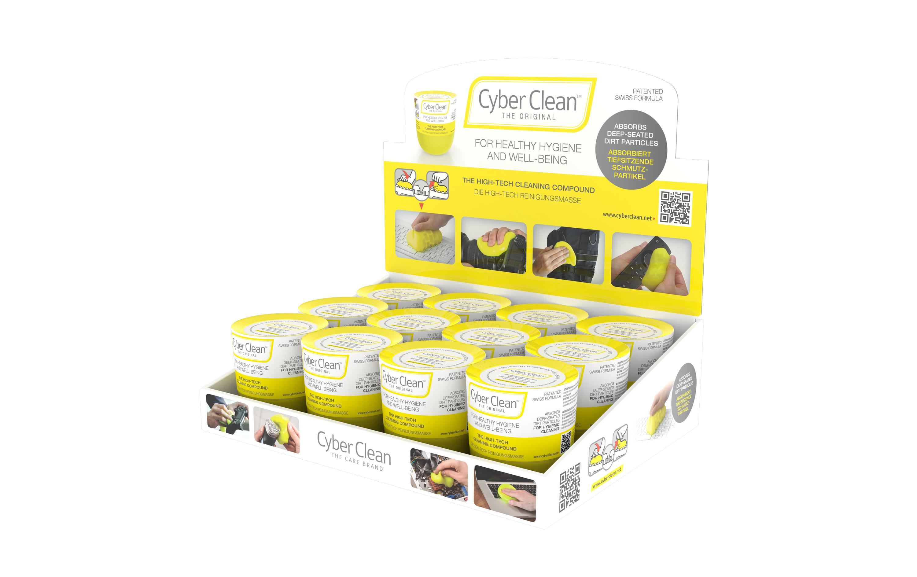 Cyber Clean Reinigungset Modern Cup Display mit 12 Stück