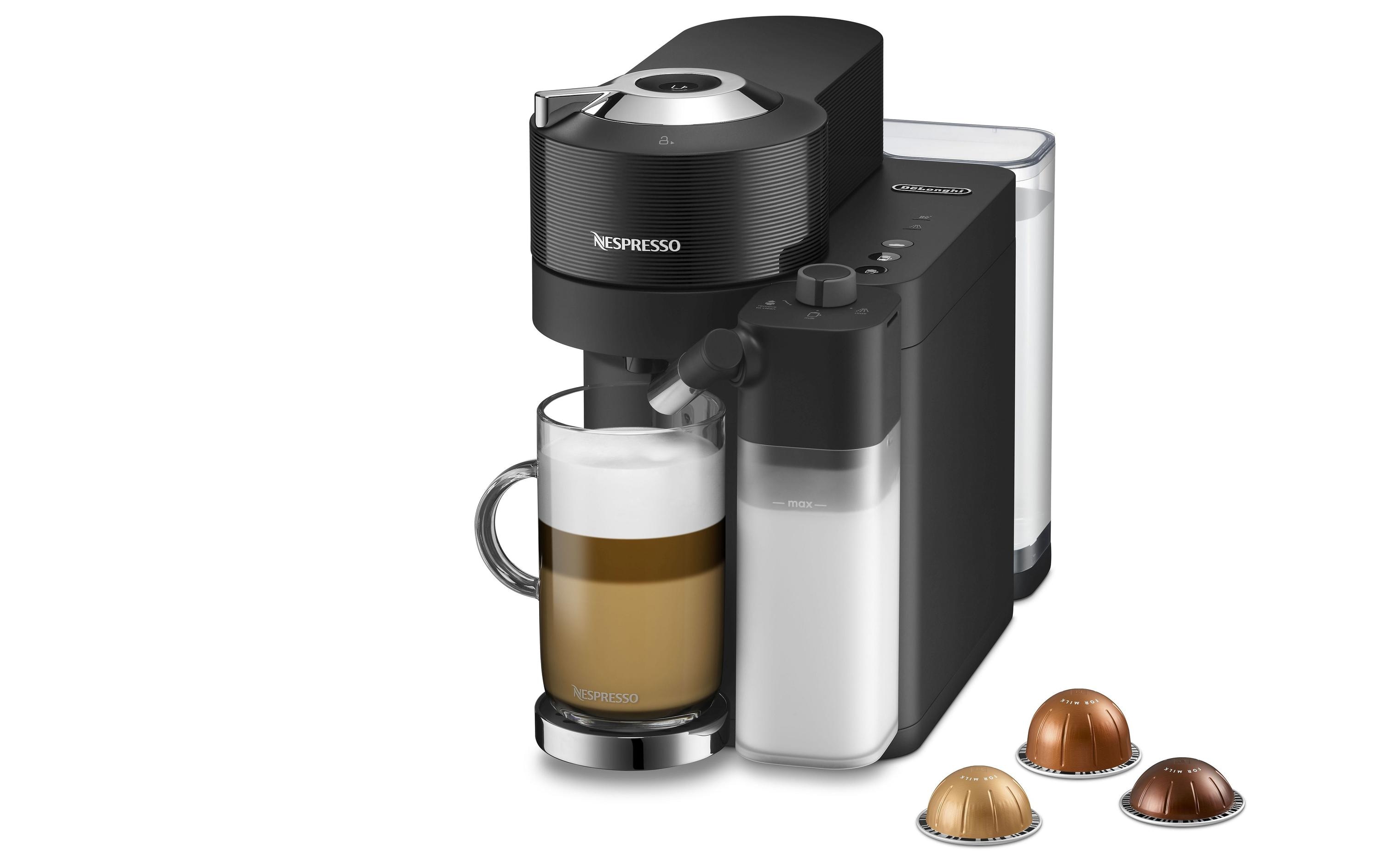 De'Longhi Kaffeemaschine Nespresso Vertuo Lattissima ENV300.B Schwarz