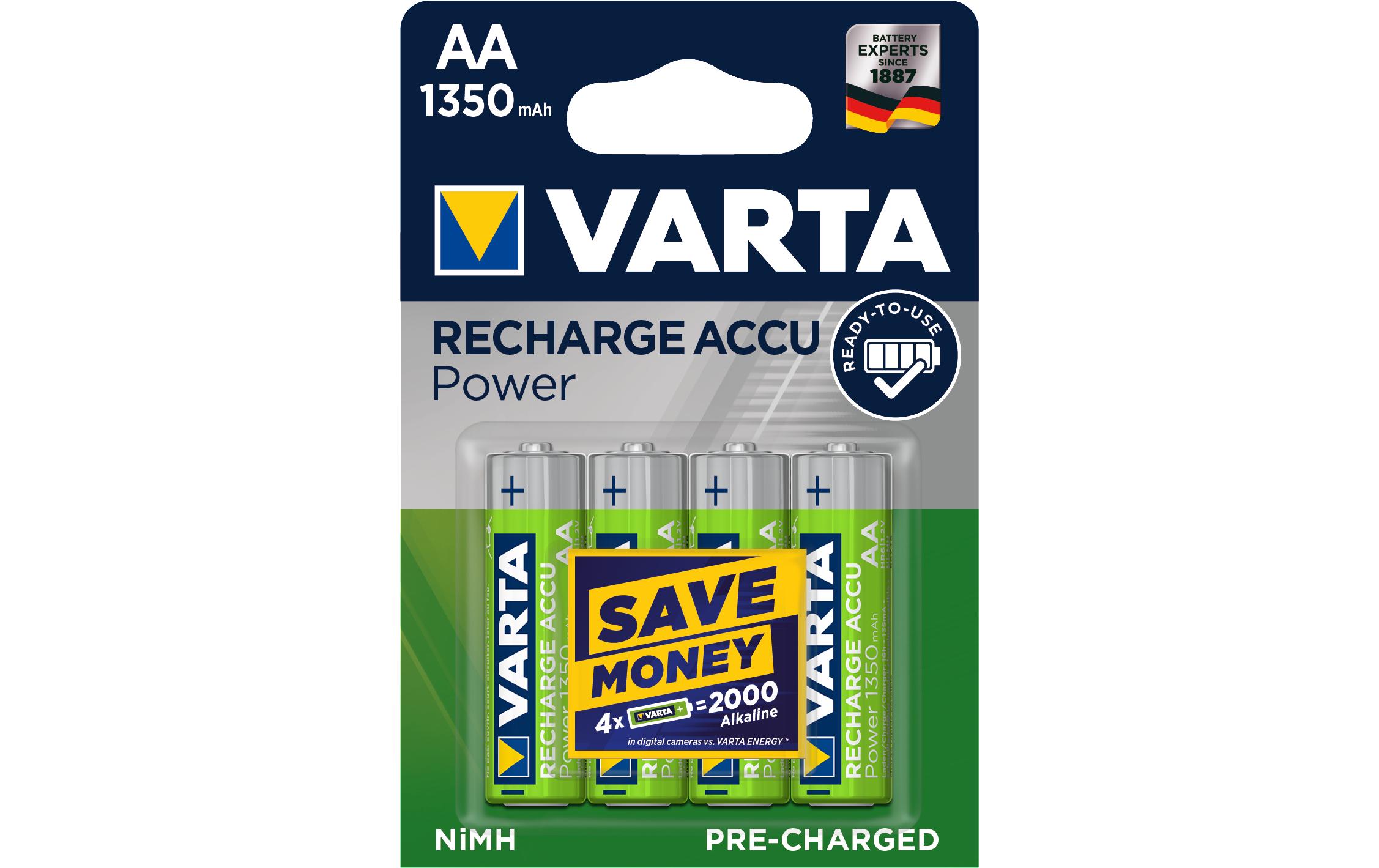 Varta Akku 4x AA 1350 mAh 1350 mAh