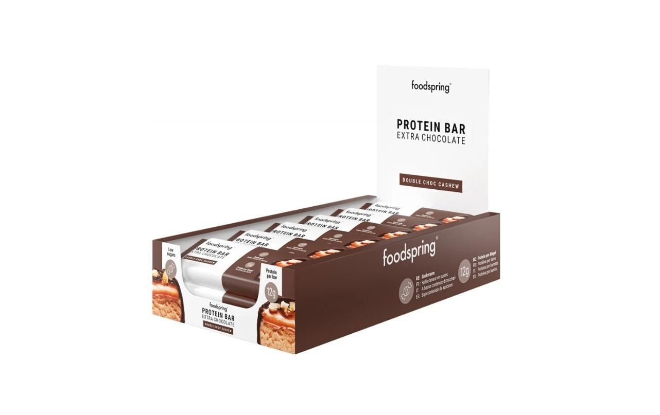 Foodspring Riegel Extra Chocolate Doppelte Schokolade