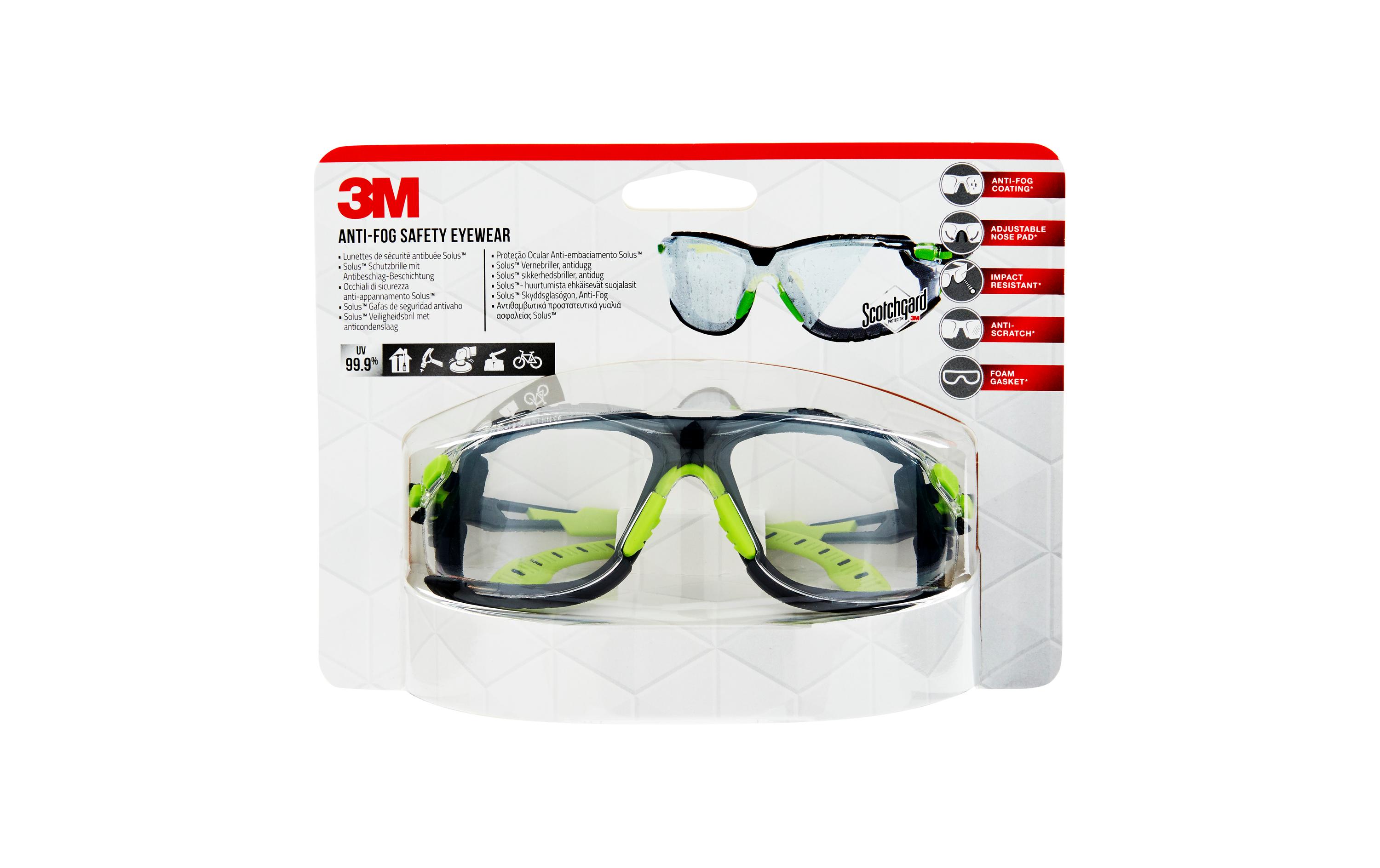 3M Schutzbrille Solus 1000 transparent