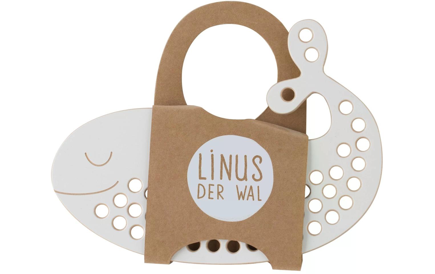 Milin Fadenspiel Linus der Wal FSC-Holz