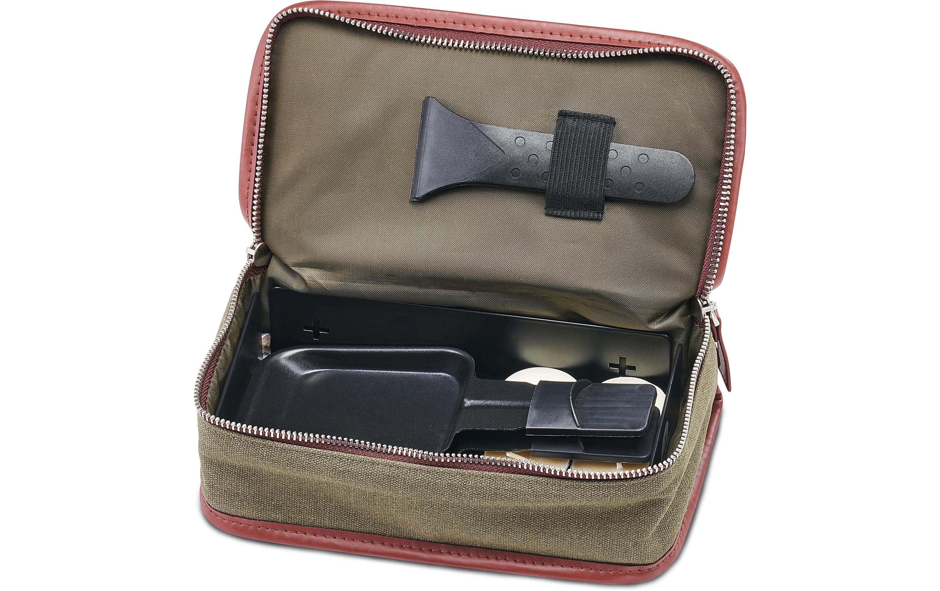 Trisa Teelicht-Raclette Explorer's Pack Schwarz